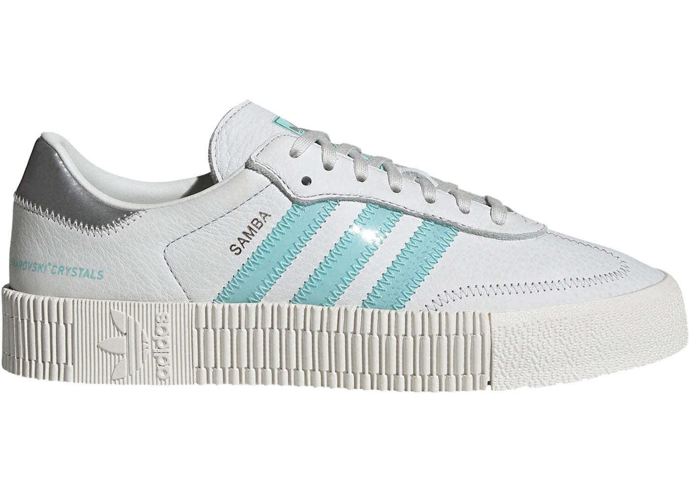 Adidas Sambarose Swarovski White Clear Aqua (Women'S)