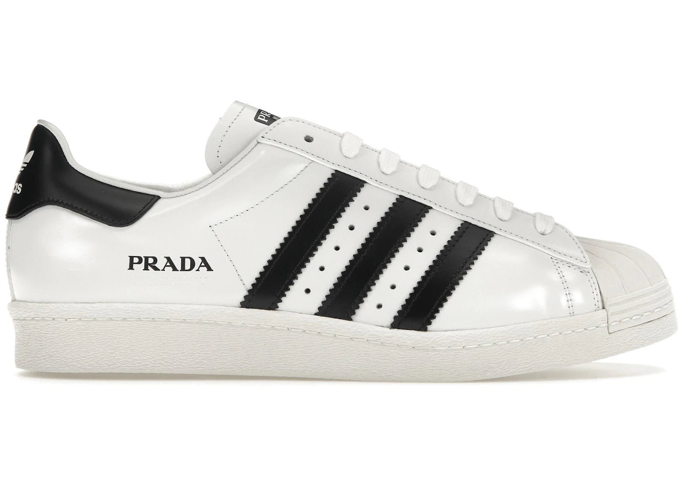 Adidas Superstar Prada White Black