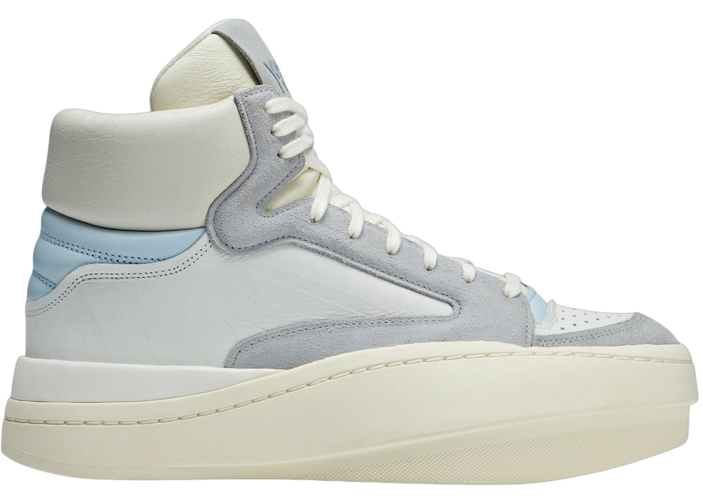 adidas y-3 centennial high off white light grey cream white