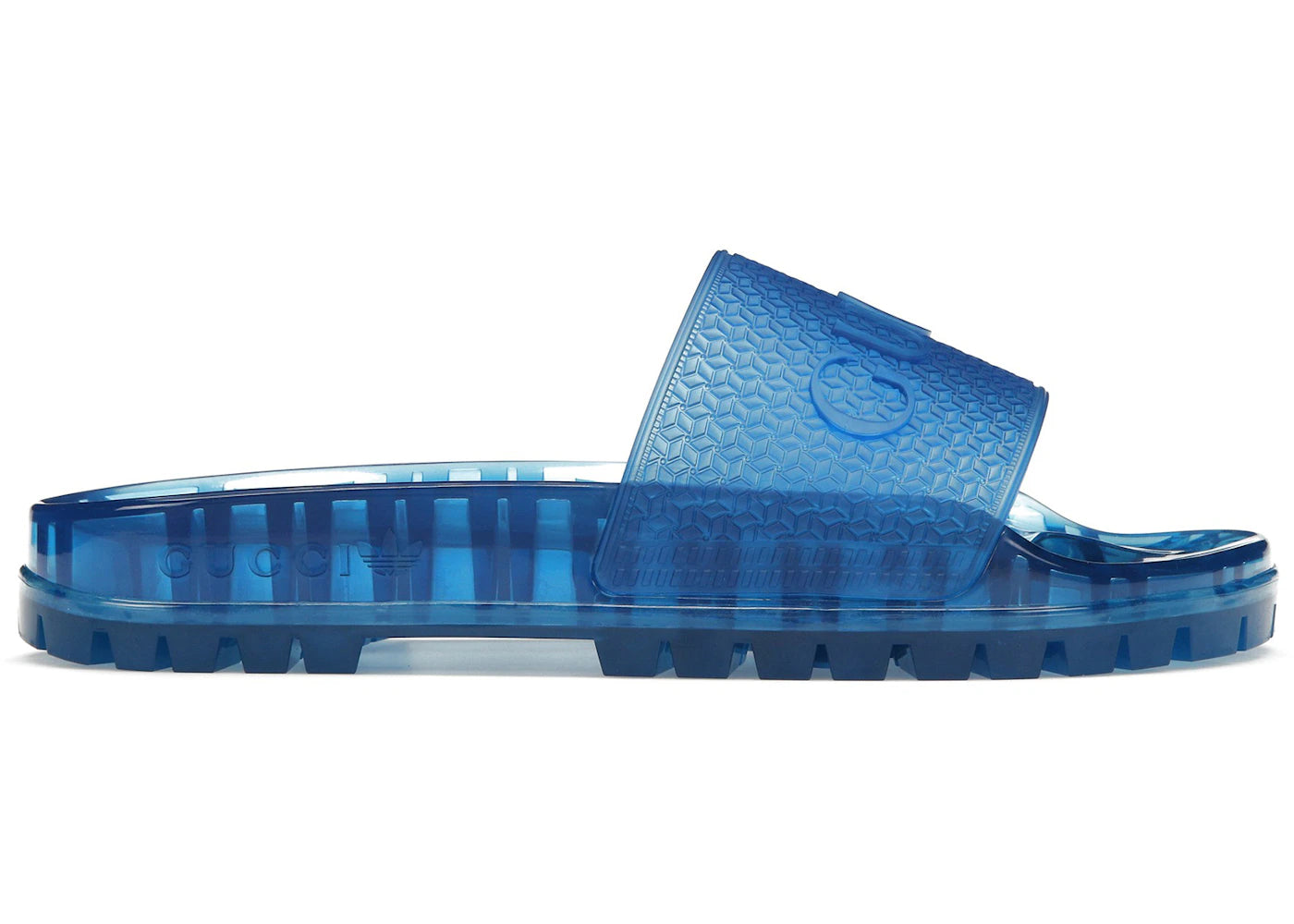 Adidas X Gucci Adilette Slide Blue – Kicks Machine Adidas X Gucci Adilette Slide Blue – Kicks Machine