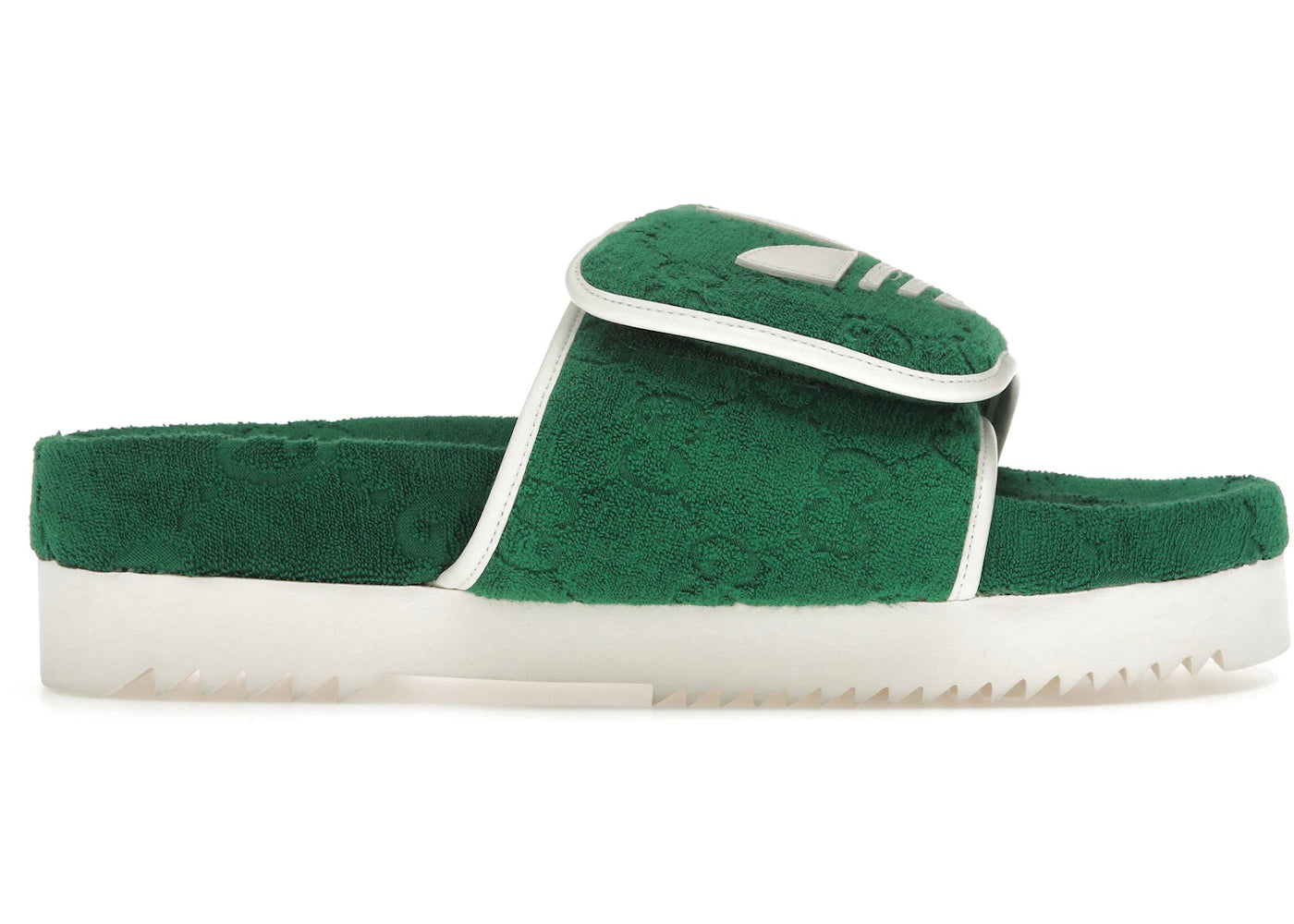 Adidas X Gucci Gg Platform Sandal Green (Women'S)