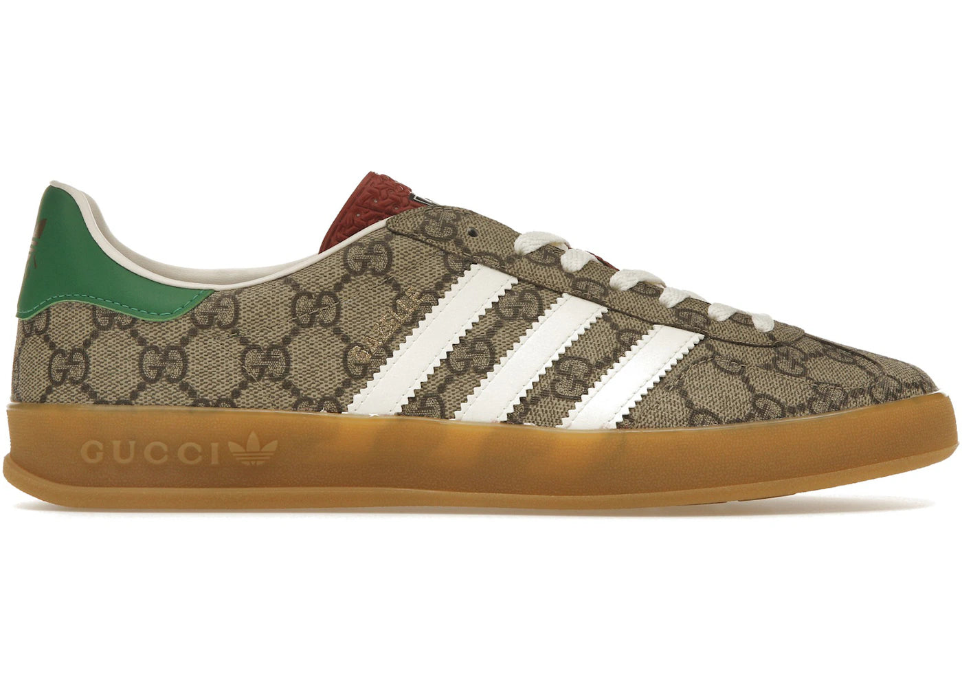 Adidas X Gucci Gazelle Beige Gg Monogram