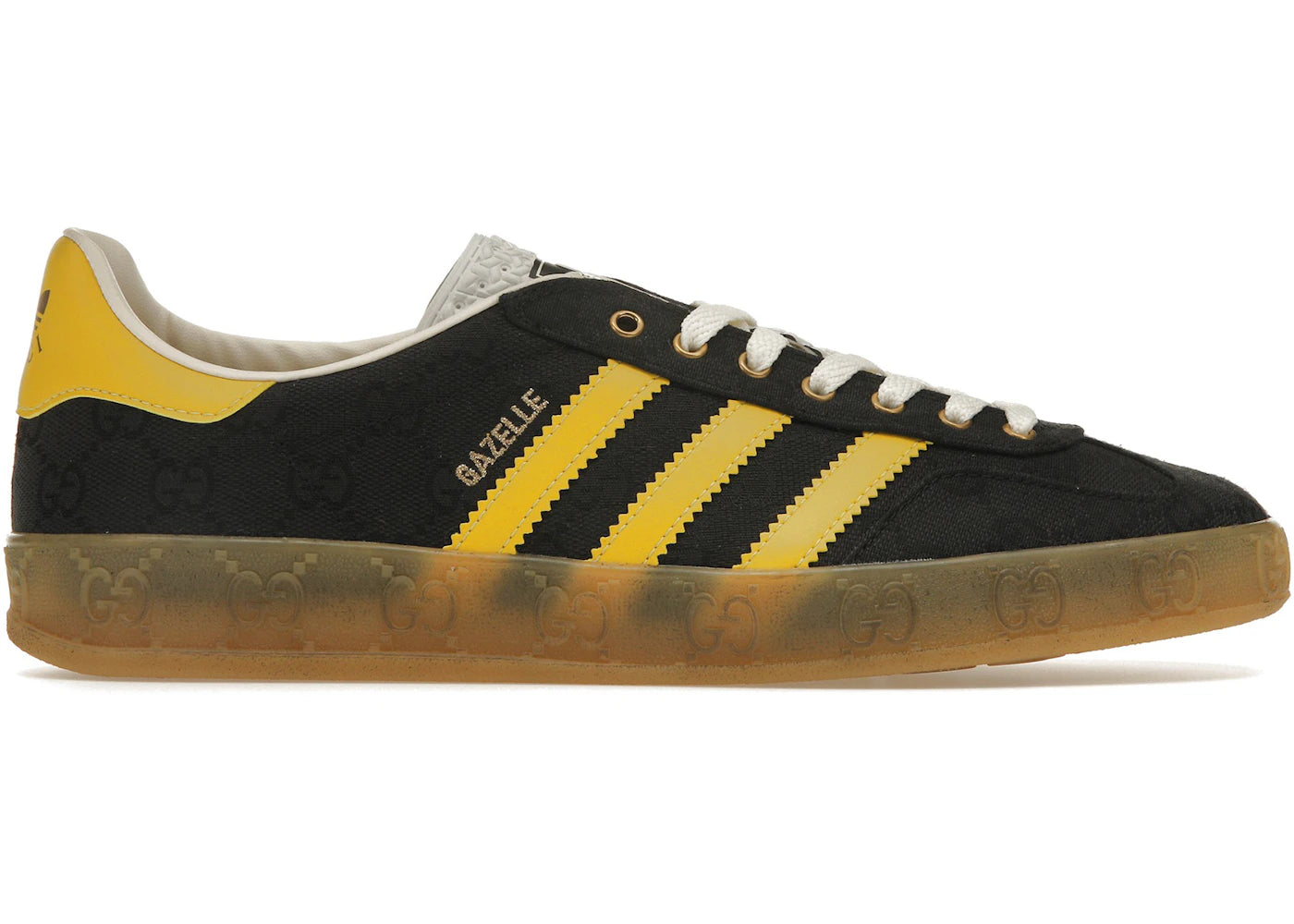 Adidas X Gucci Gazelle Black Gg Monogram
