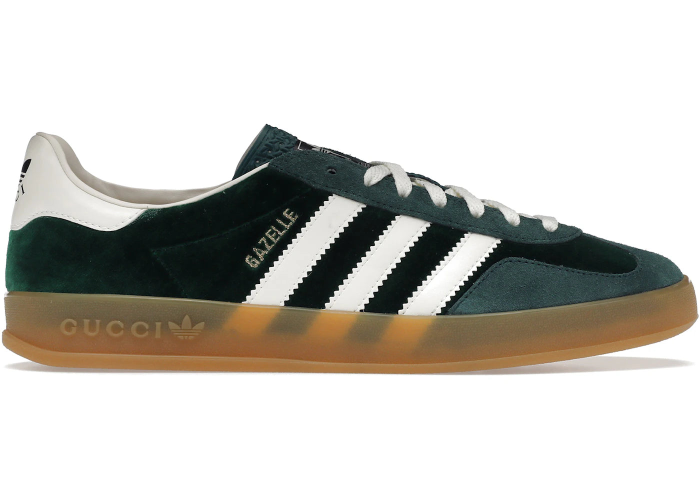 adidas gazelle silver green womens Adidas x Gucci Gazelle Sneaker main image 0