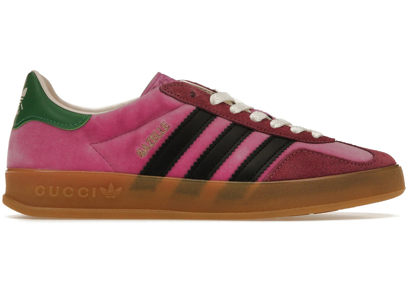 adidas x gucci gazelle pink (women's)
