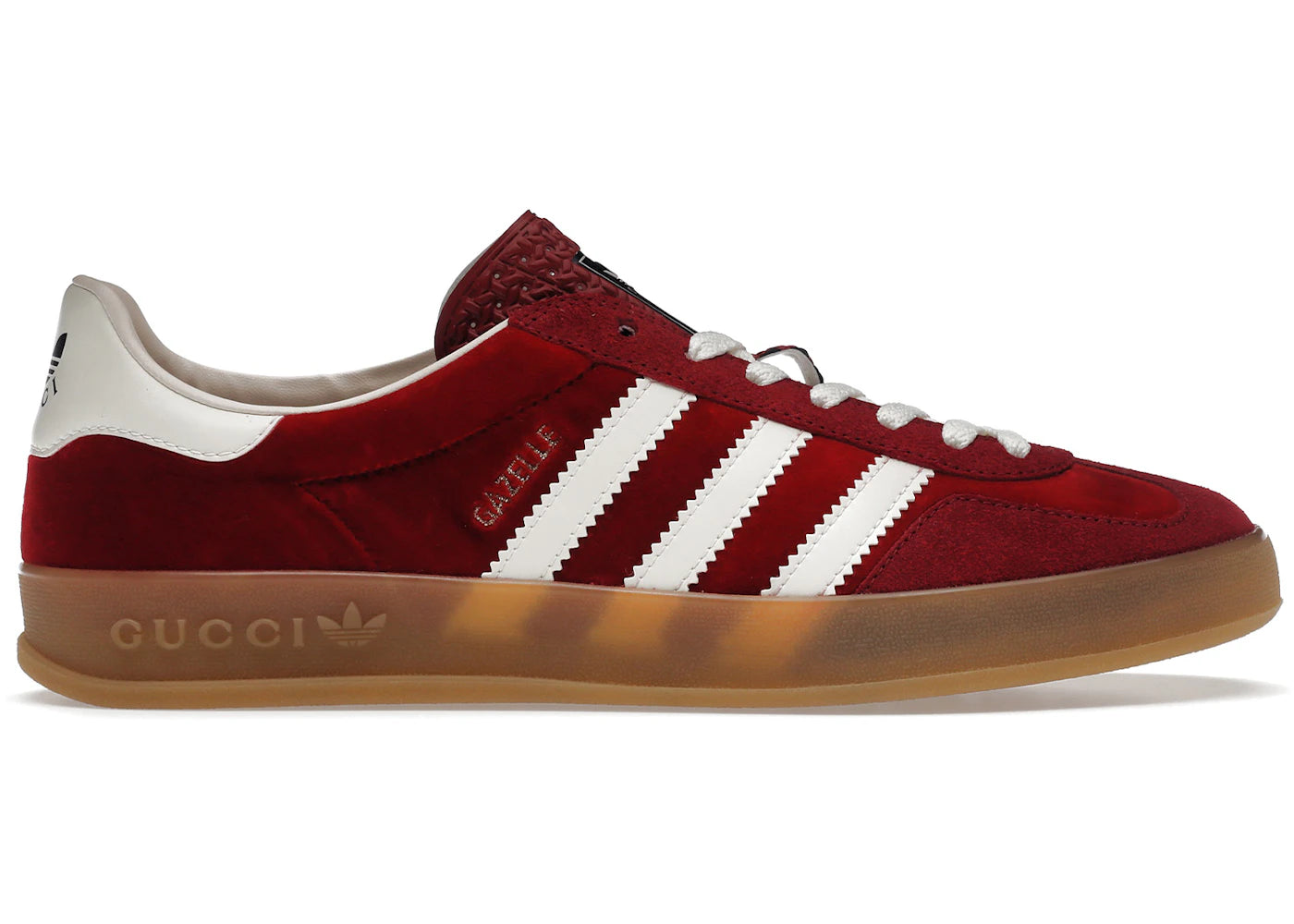新品 GUCCI × adidas GAZELLE RED Adidas X Gucci Gazelle Red – Kicks Machine