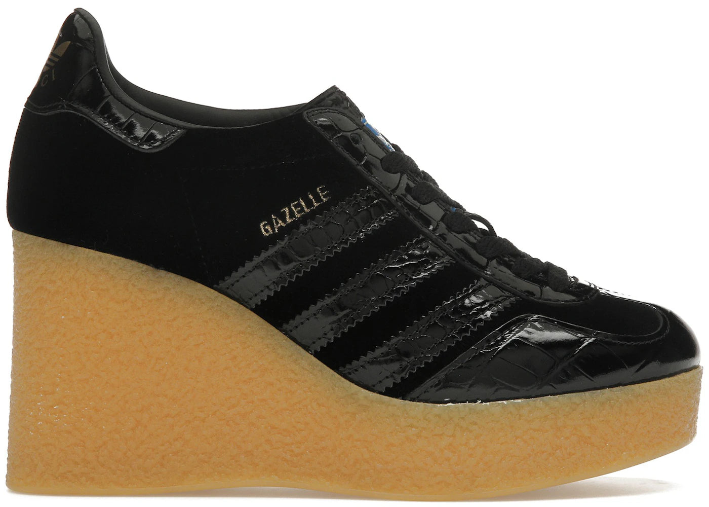 Adidas X Gucci Gazelle Wedge Black Croc (Women'S)