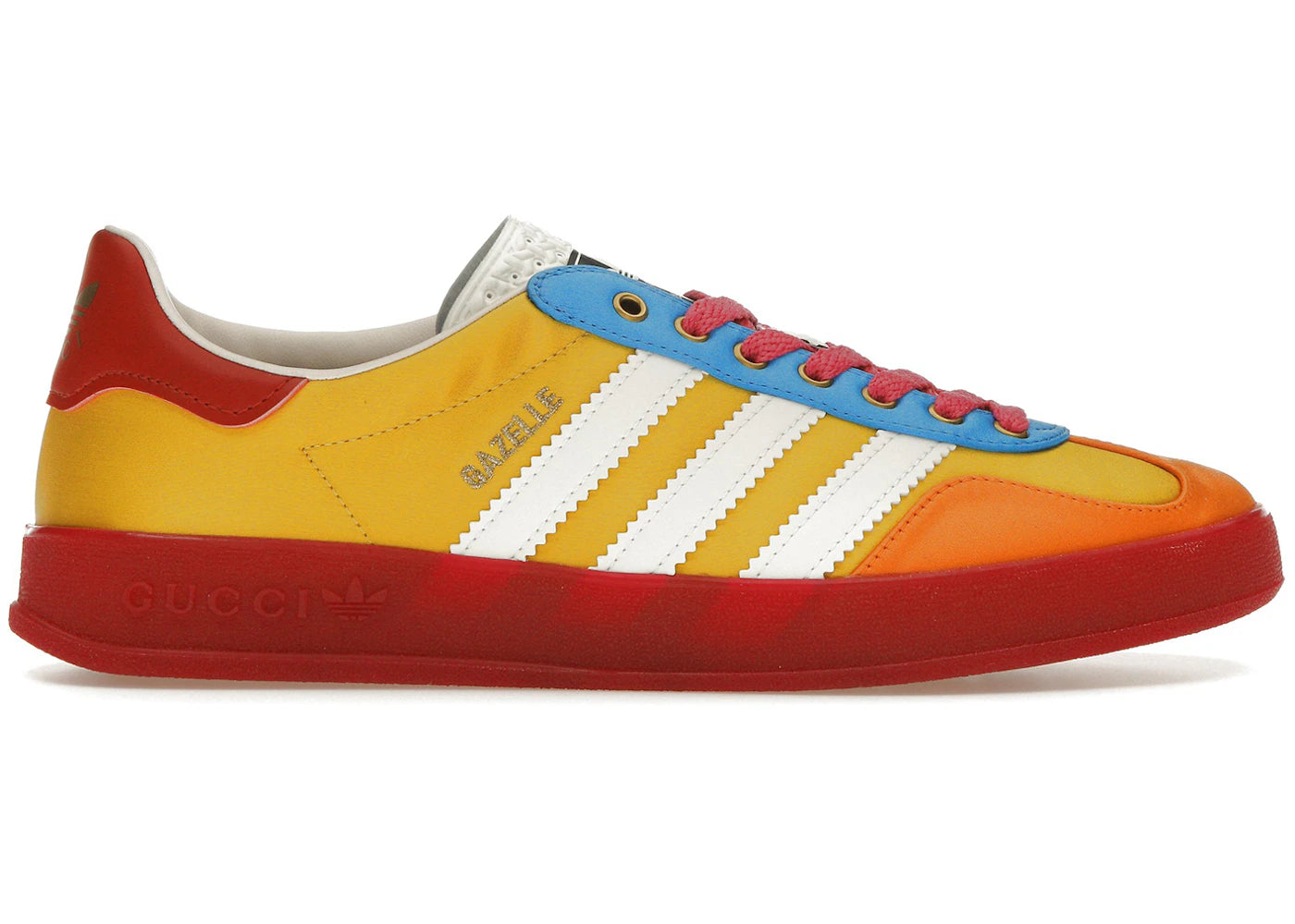 Adidas X Gucci Gazelle Yellow White Red (Women'S)