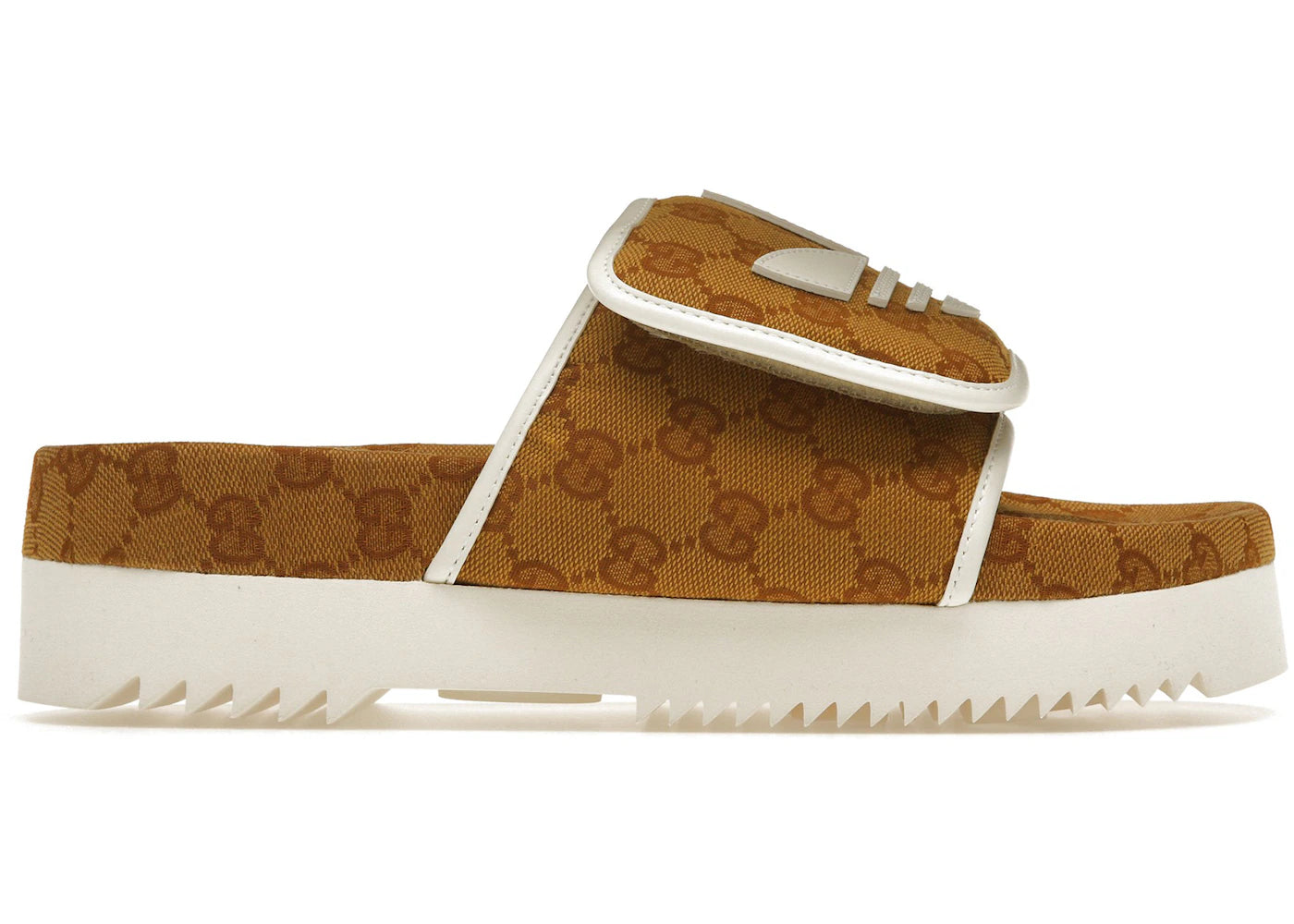 Adidas X Gucci Monogram Slide Mesa – Kicks Machine