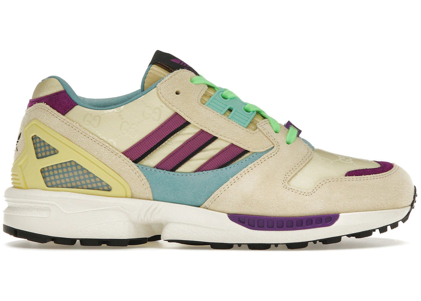 Adidas X Gucci Zx 8000 Beige Gg Monogram Womens – Kicks Machine