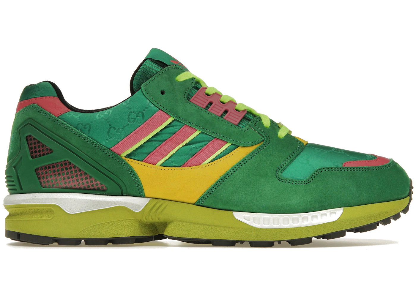Adidas X Gucci Zx 8000 Green Gg Monogram