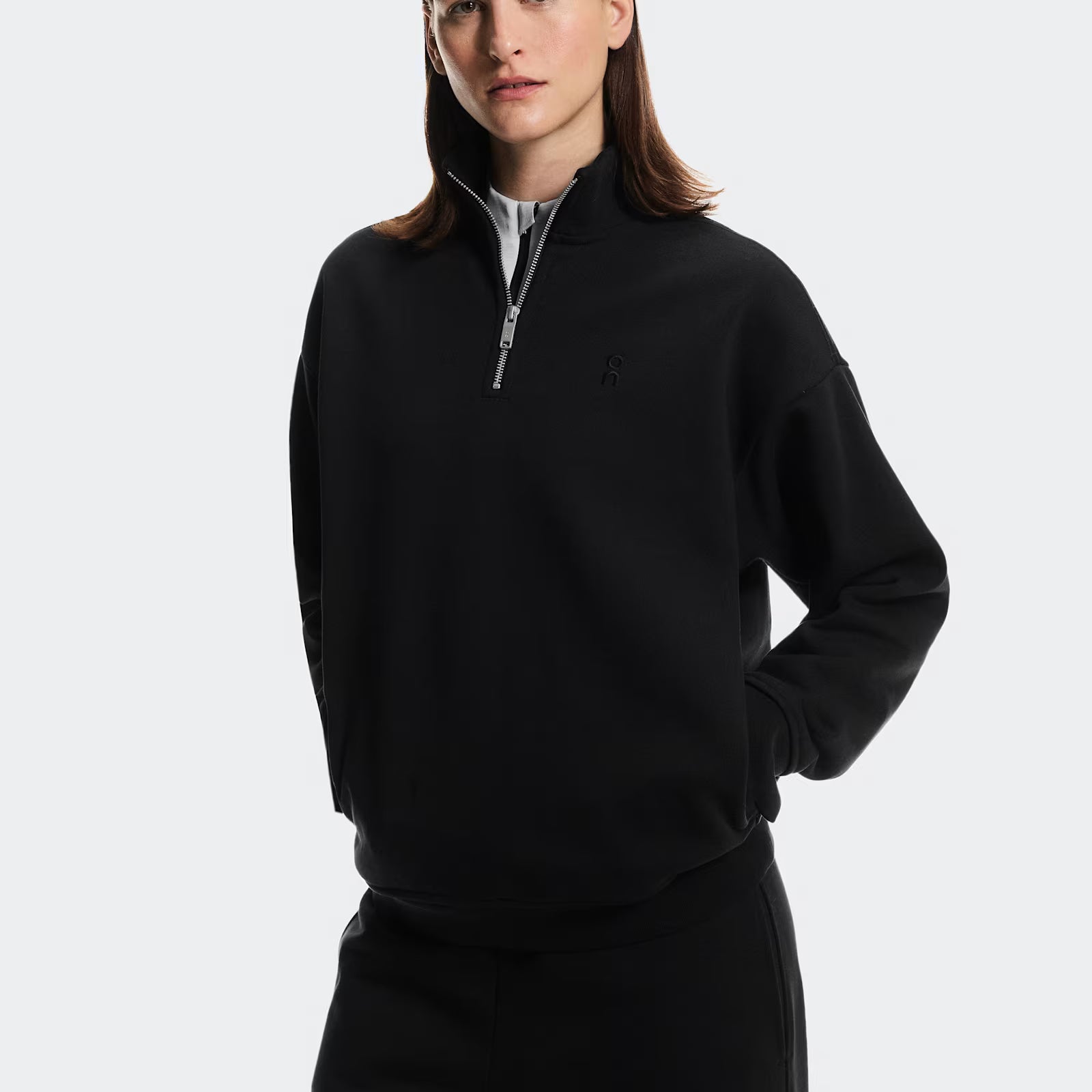 On Club Collective 1/4 Zip Black (Women'S)