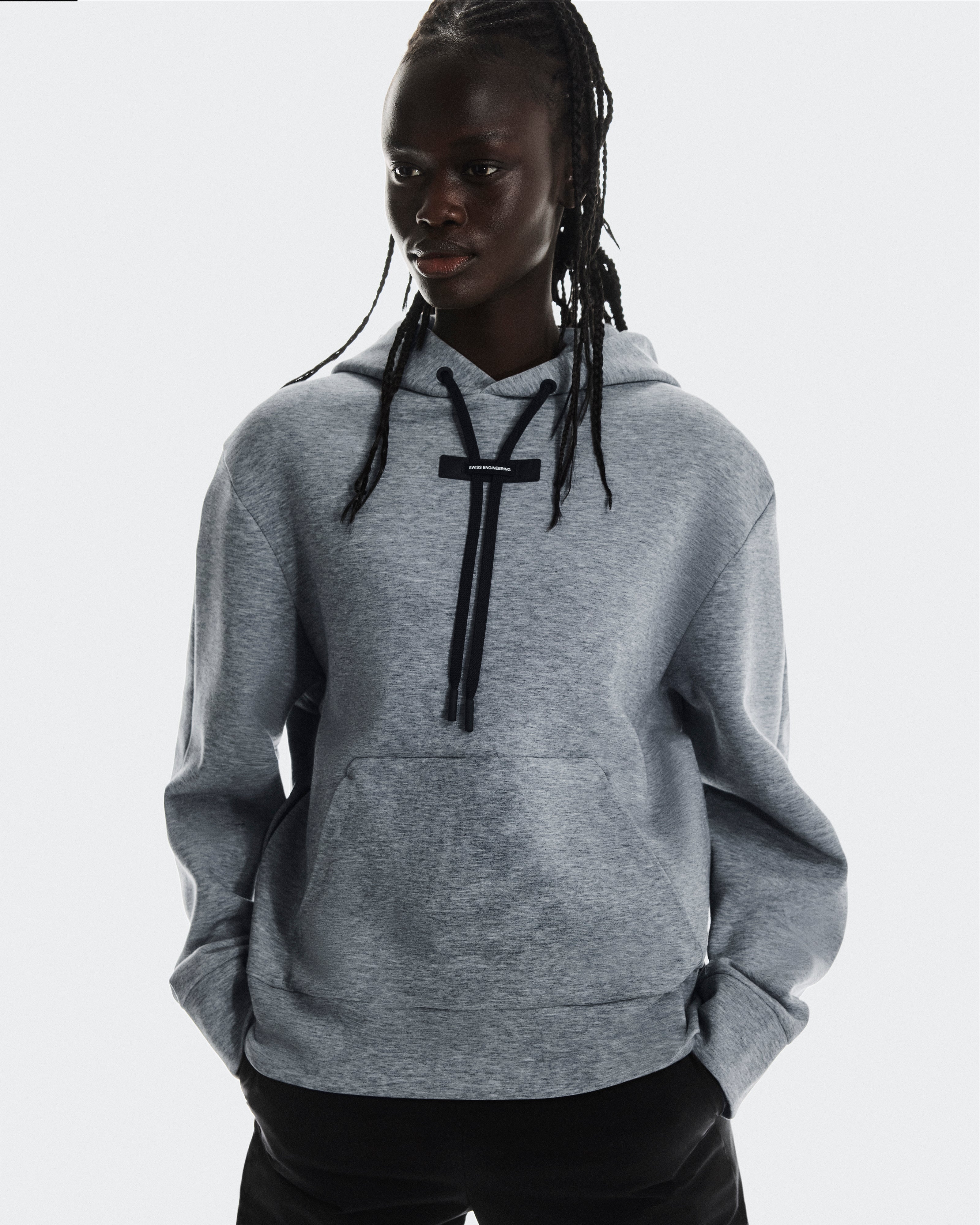 On Focus Tech Hoodie Basalt (Women'S)