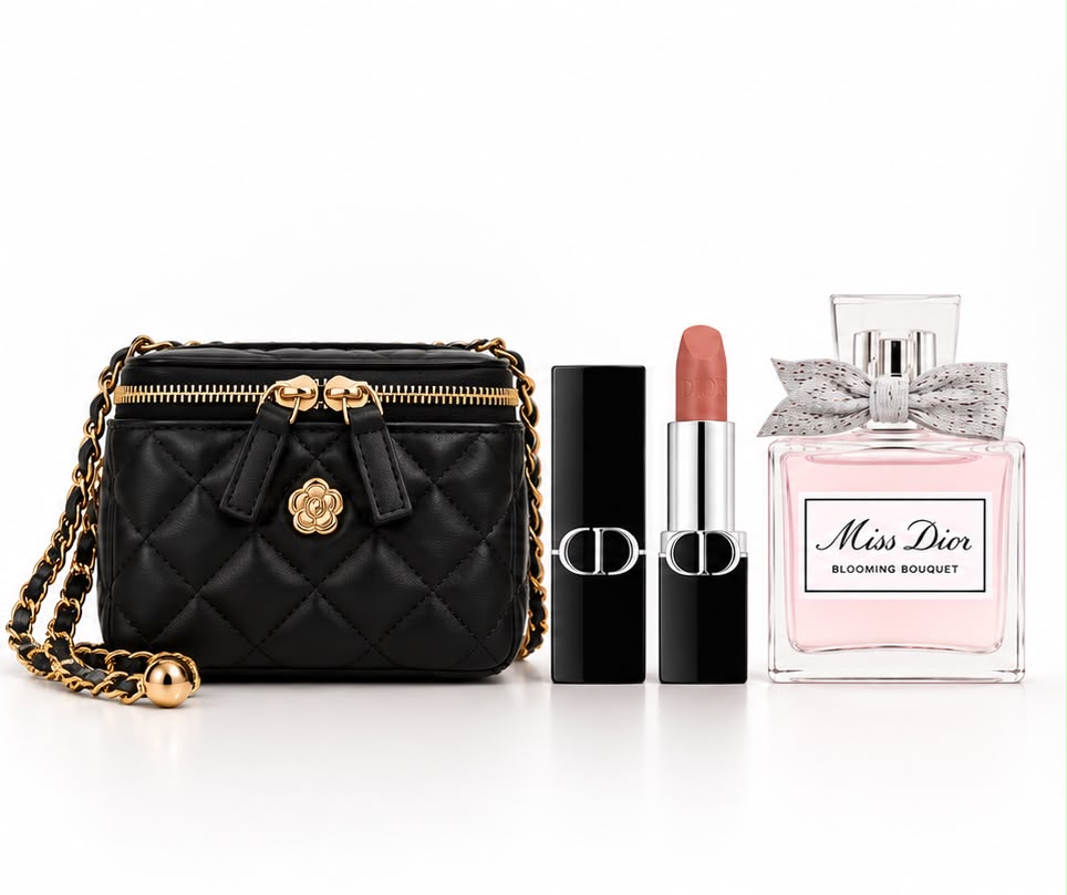 Blooming Bouquet with Dior 100 black set