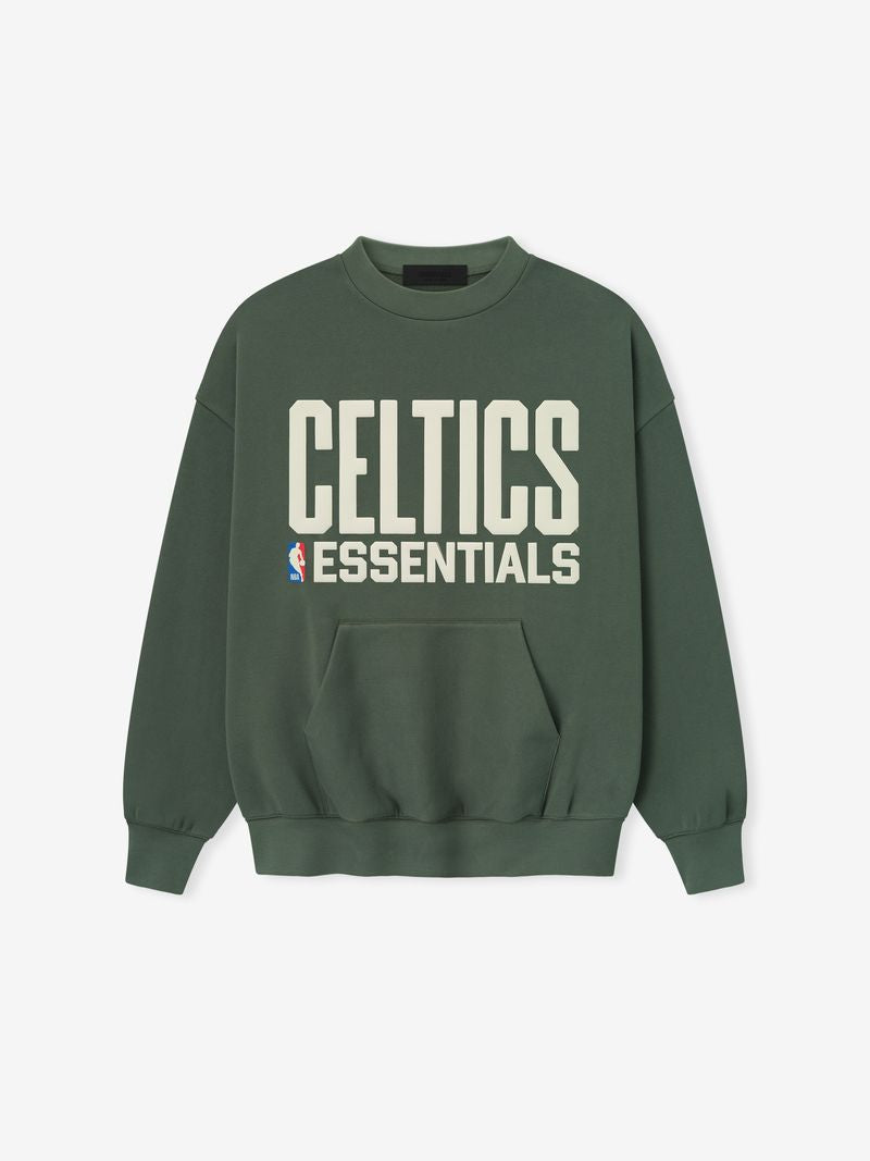 Essentials Celtics Sport Crewneck Balsam Green