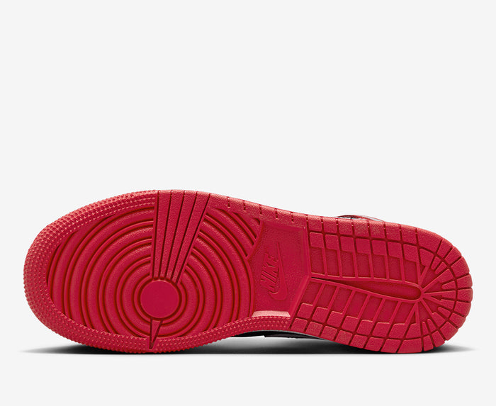 Jordan 1 Mid Gym Red Black White