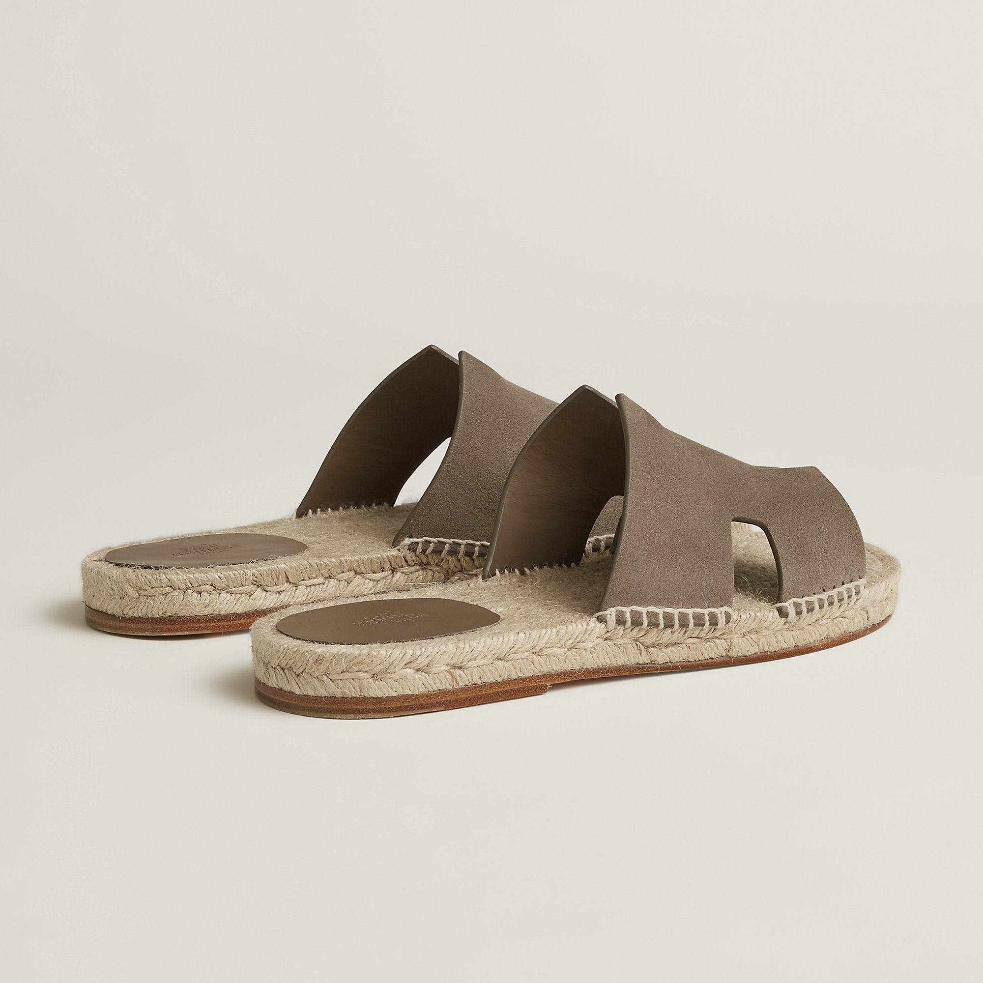 Hermes Antigua Espadrille Toupe