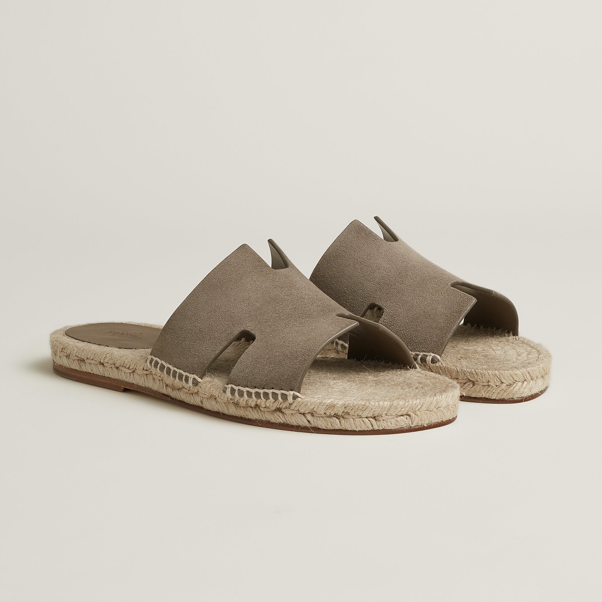 Hermes Antigua Espadrille Toupe