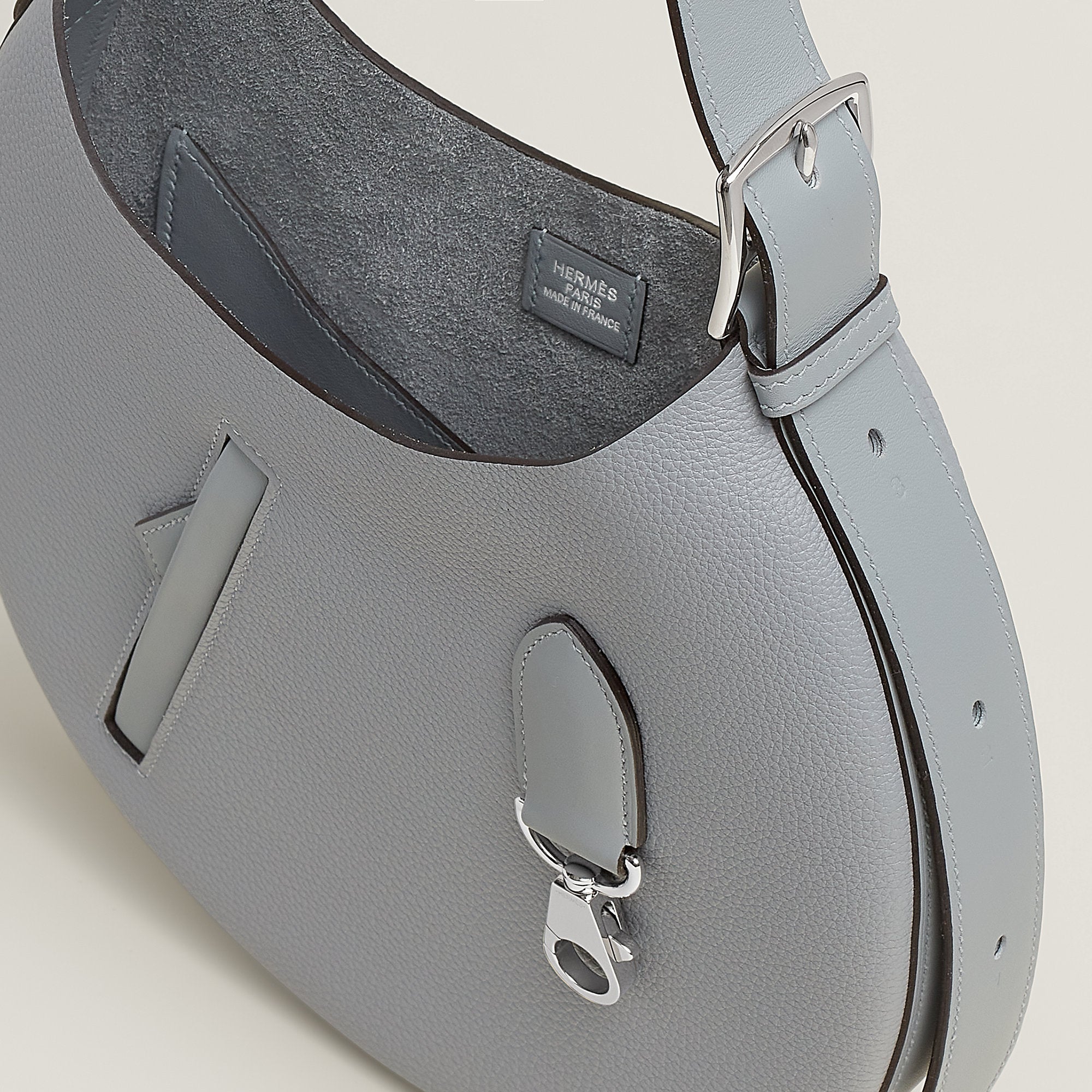Hermes Arcon Slim Bag Gris Pantin