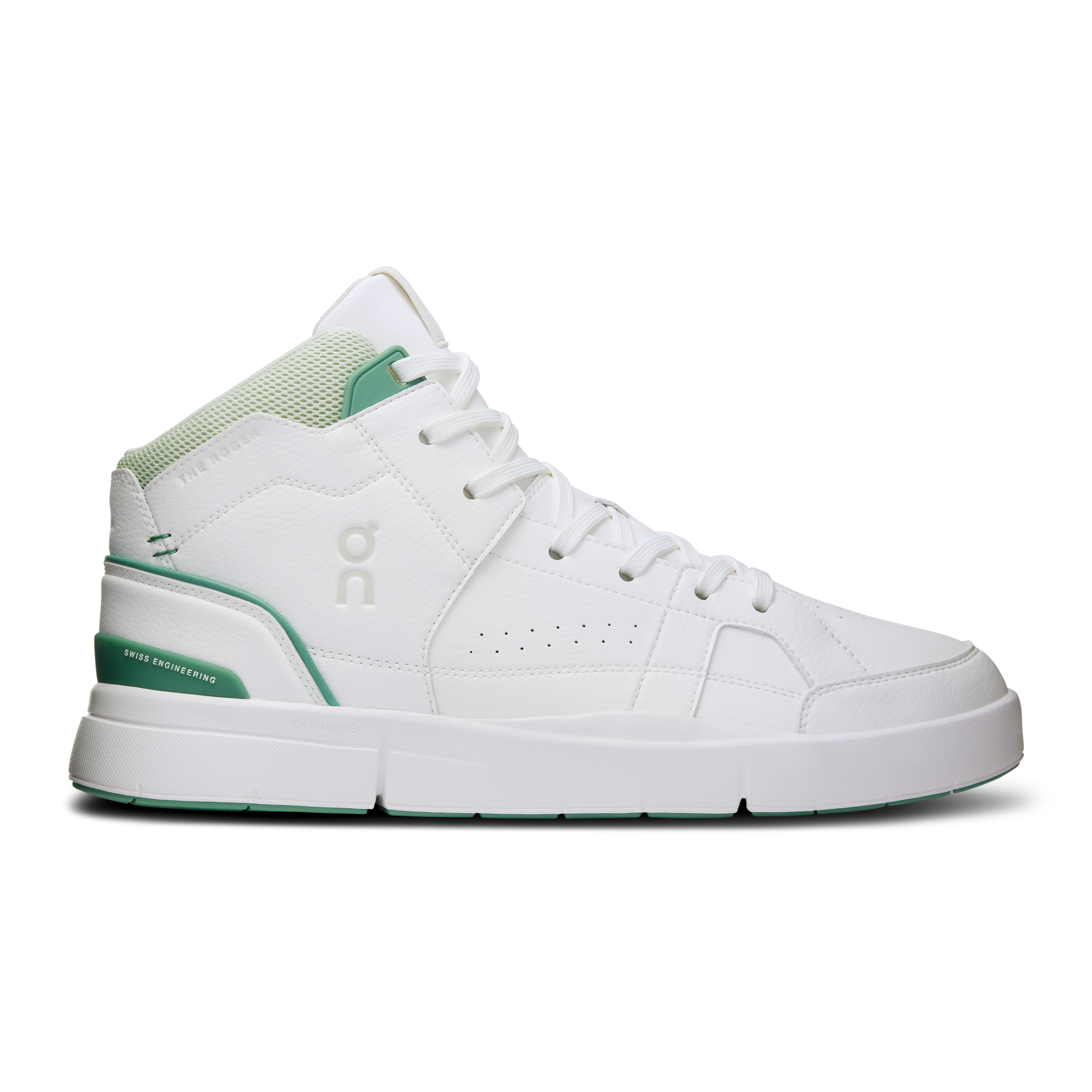 On The Roger Clubhouse Mid White Green