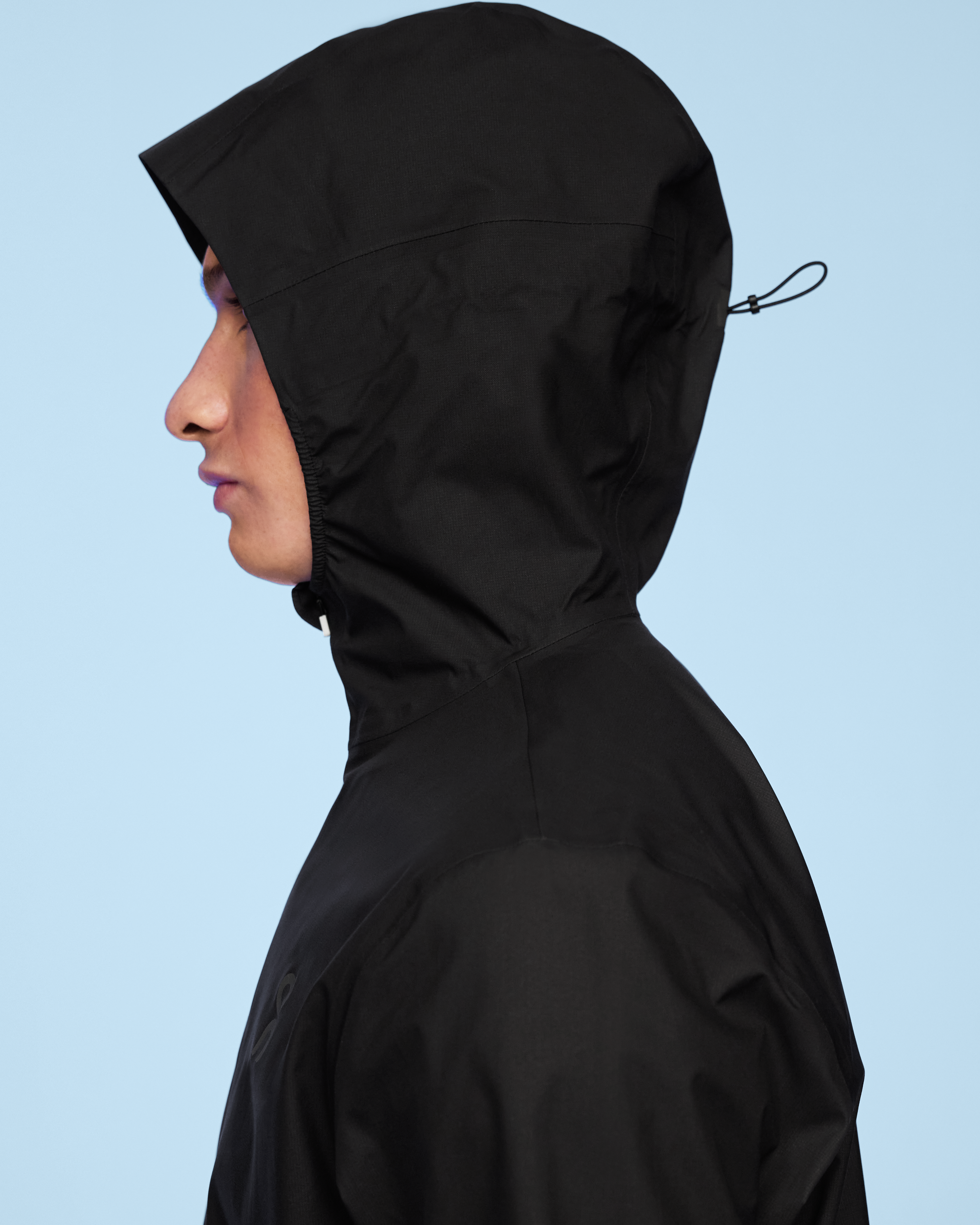 On Waterproof Anorak Black