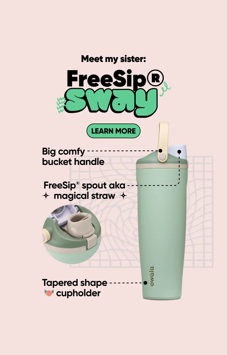 Owala Freesip Tumbler Orange Grove