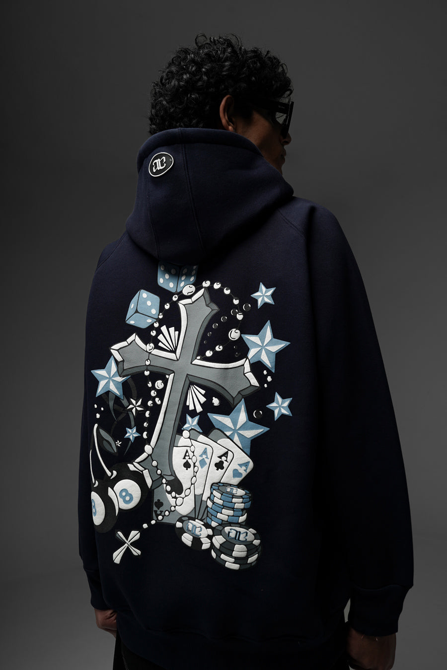 High Stake Hoodie - Navy Blue