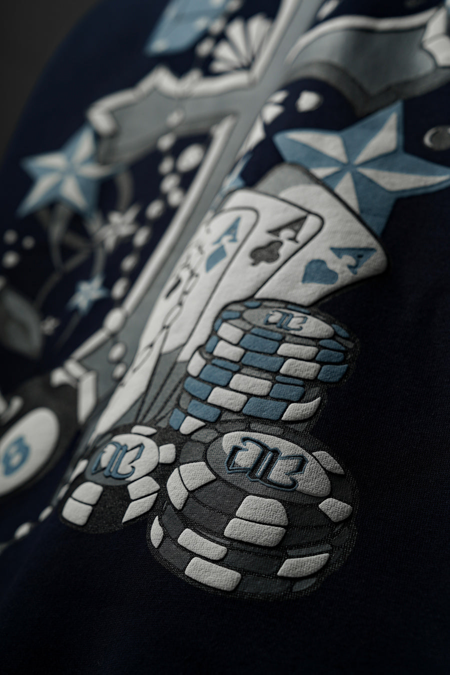 High Stake Hoodie - Navy Blue