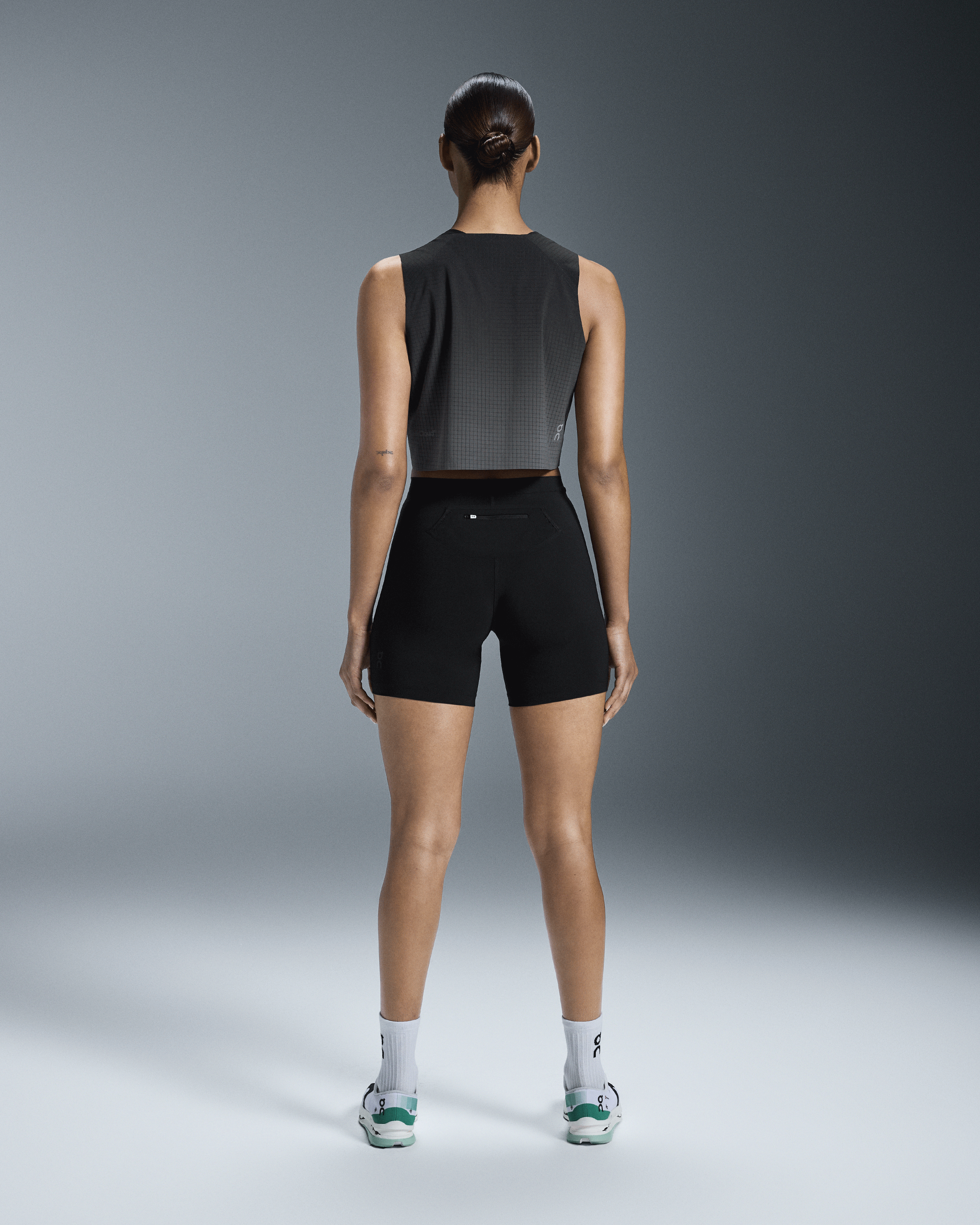 On Pace Tank Black | Iron (Women'S)