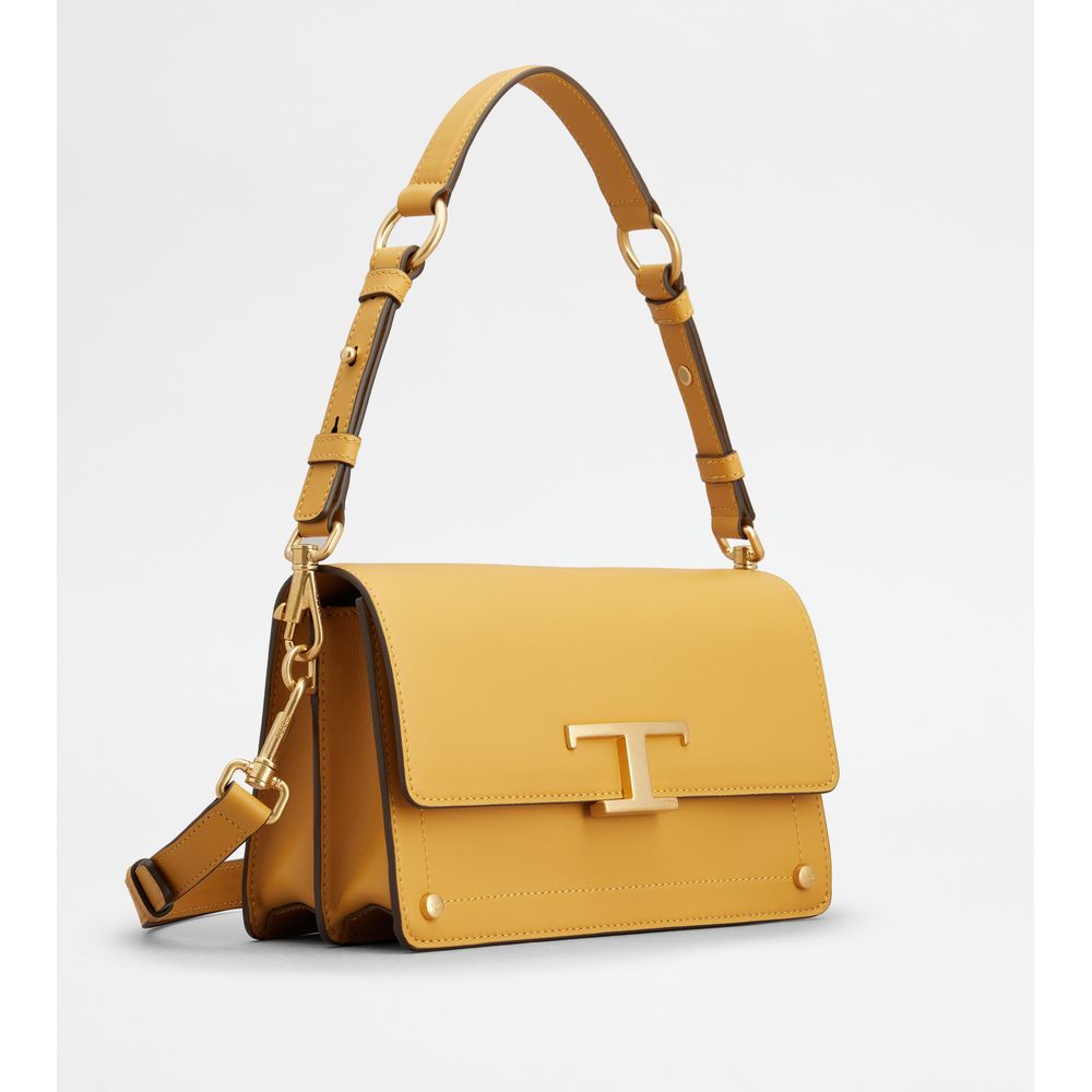 Tods Shoulder Bag Mini Yellow