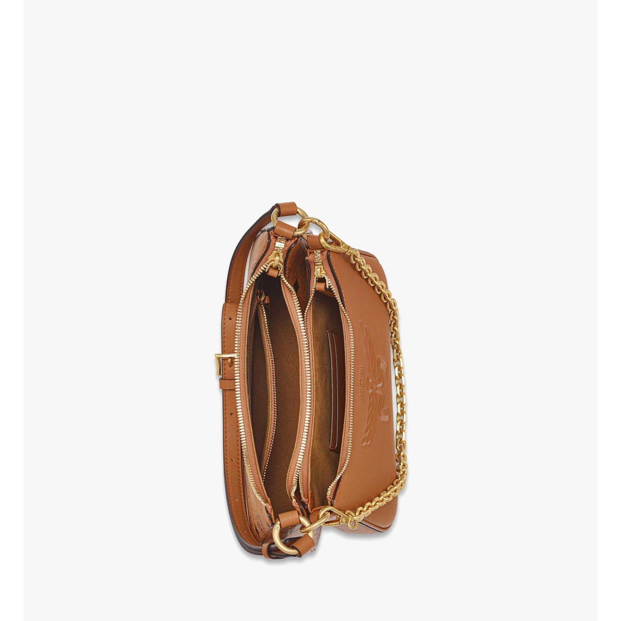 MCM Small Aren Duo Hobo in Visetos