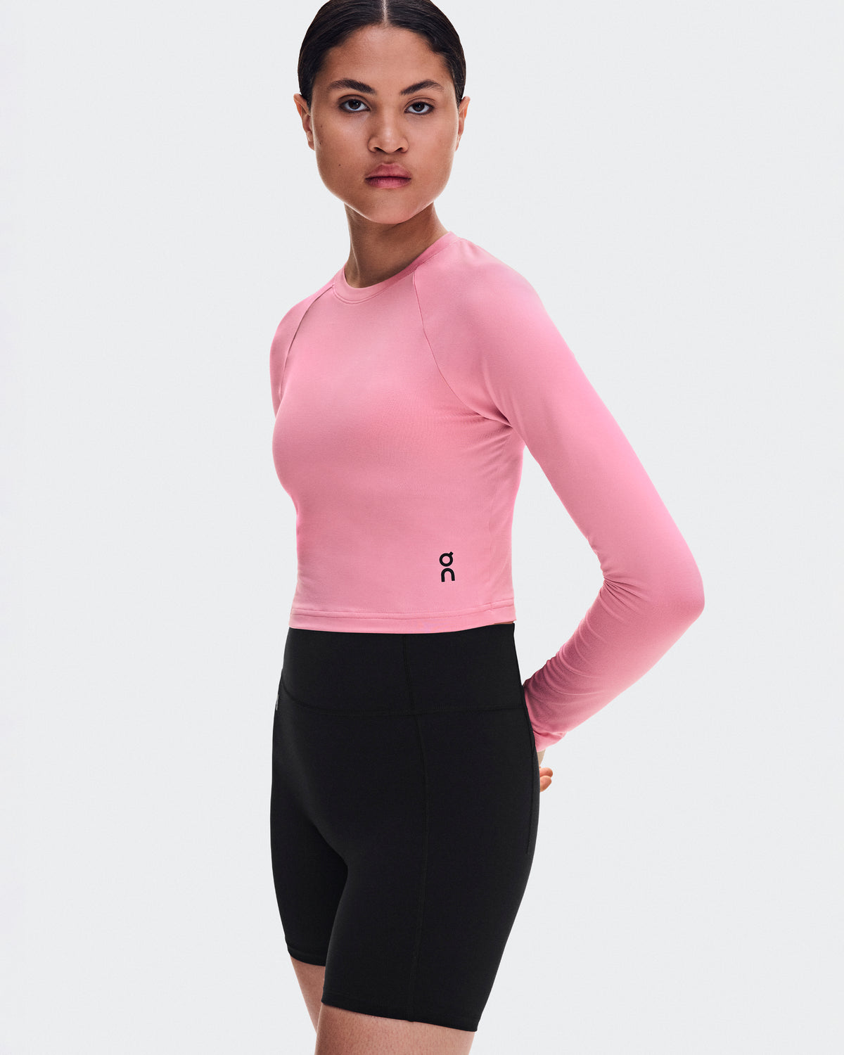 On Studio Long-T Crop Magnolia (Women'S)