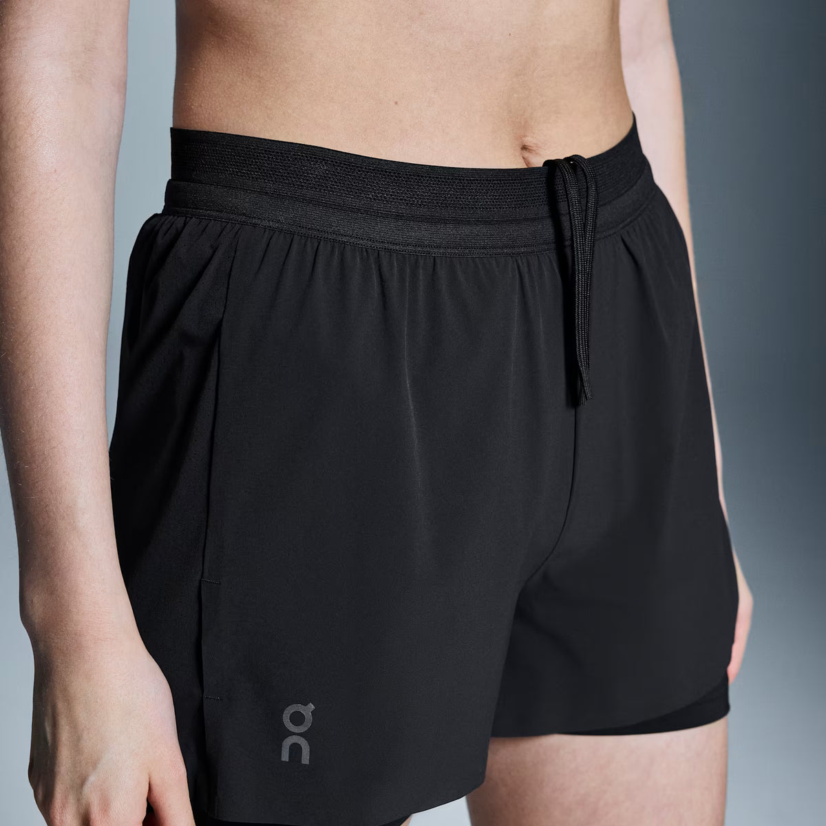 On 3" Performance 2/1 Shorts Black (Women'S)