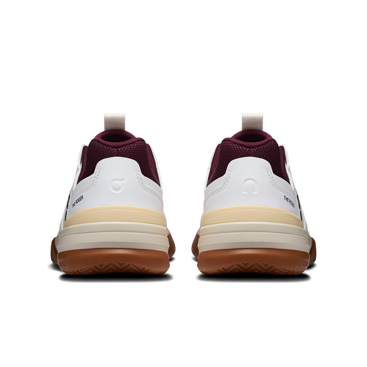 On The Roger Clubhouse Pro White Maroon Kids