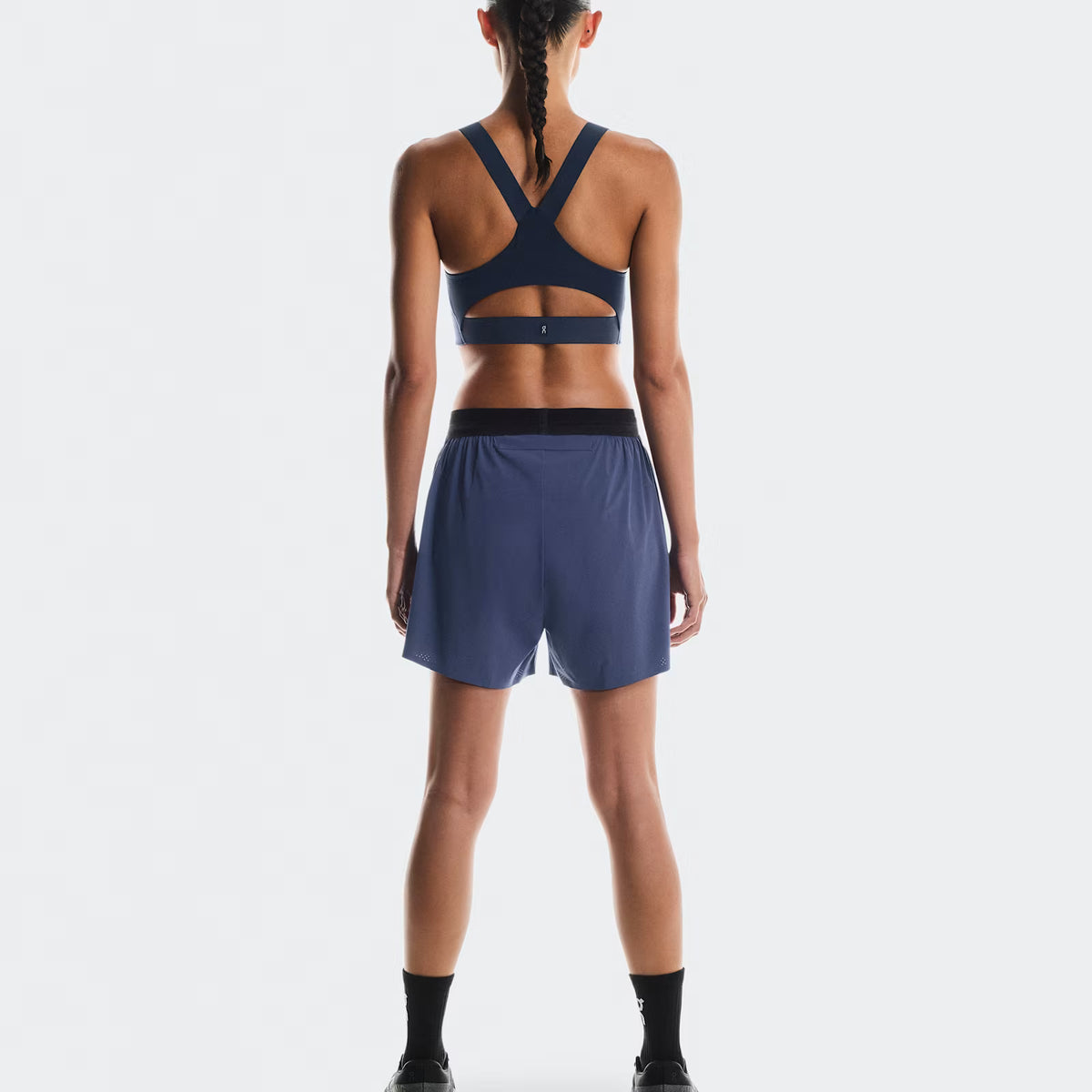 On 3" Performance 2/1 Shorts Acai | Black (Women'S)