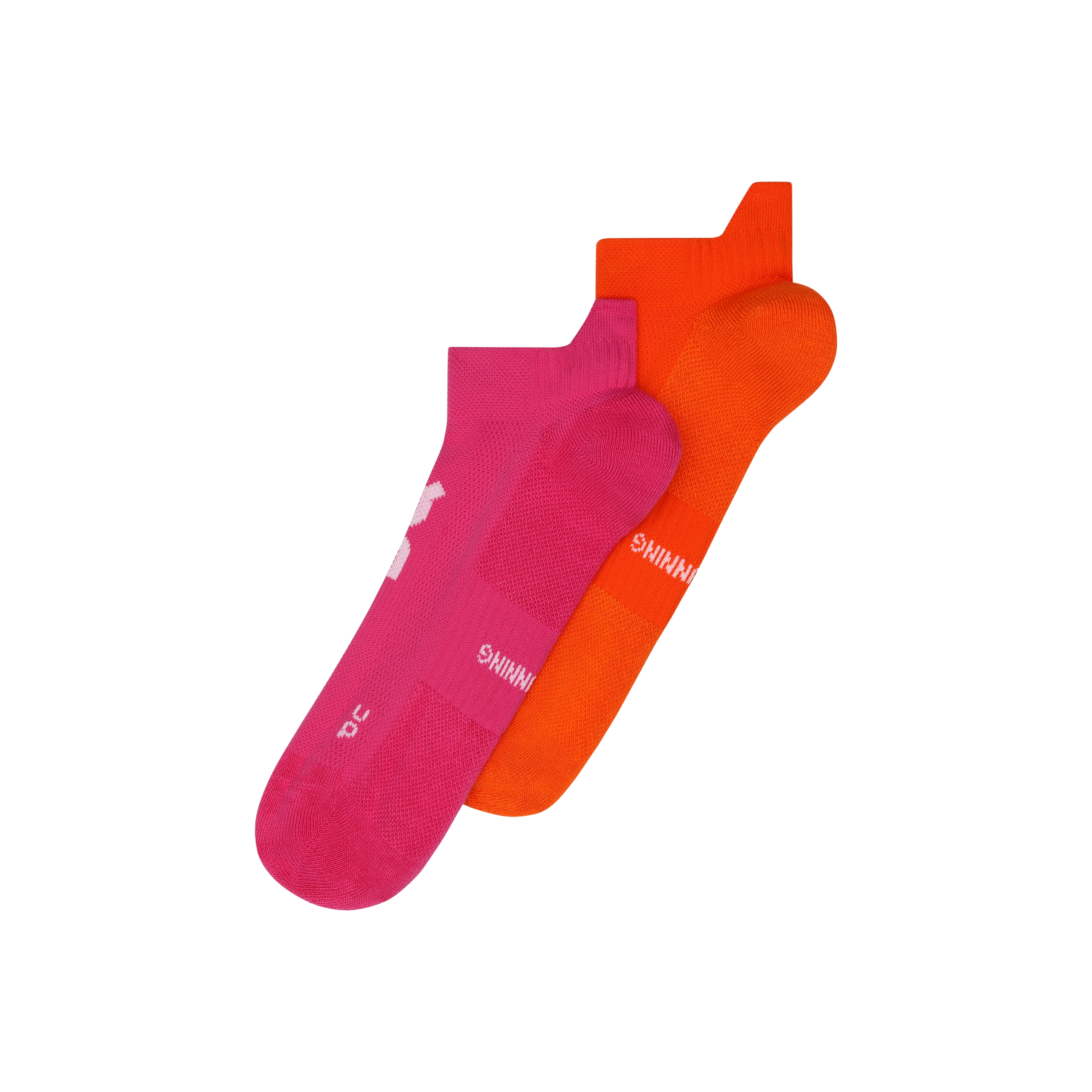 On Core Run Sock Low 2P Flame | Pink