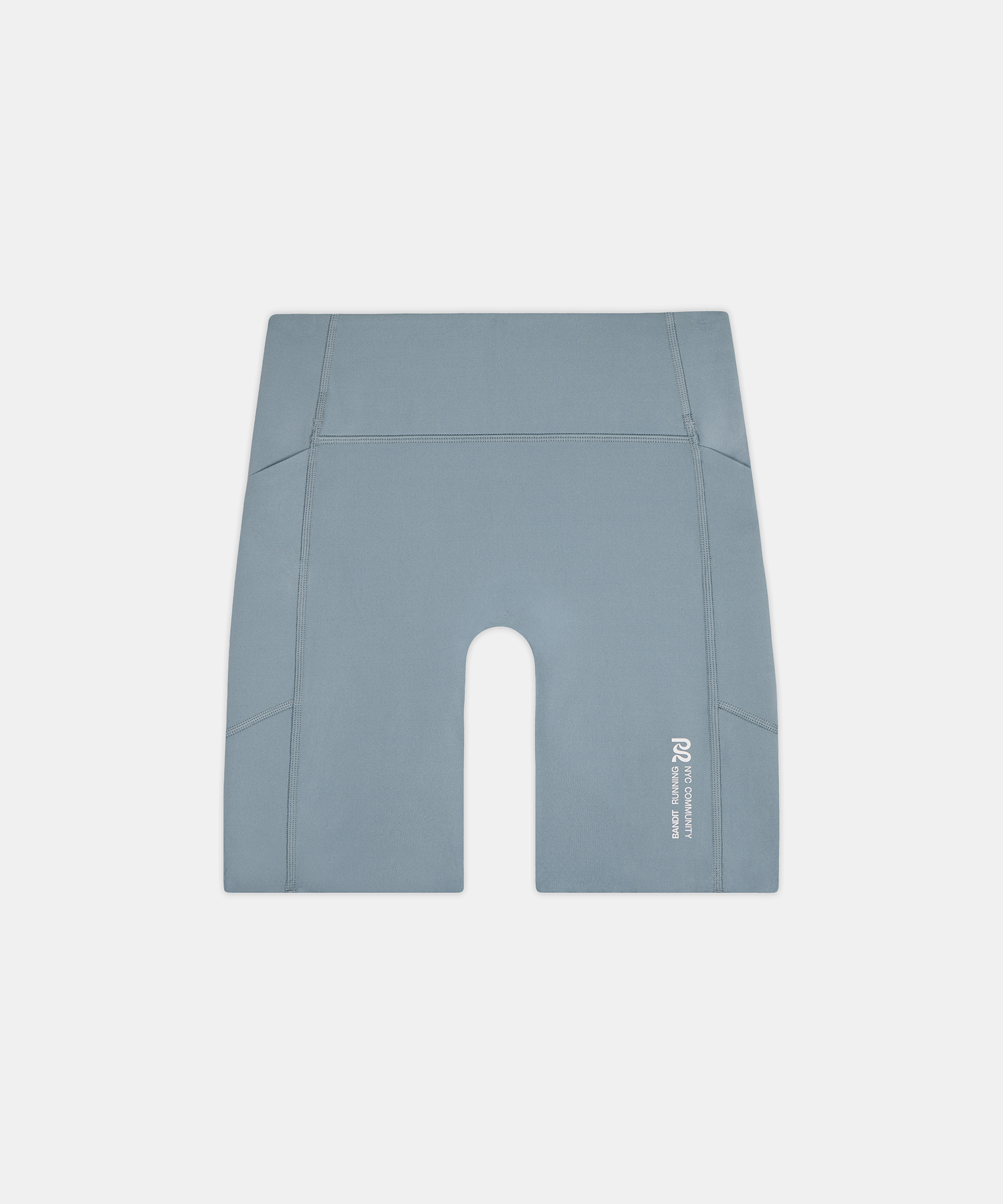 Bandit Womens Stamina V High Waist 7 Compression Short Tranquil Blue