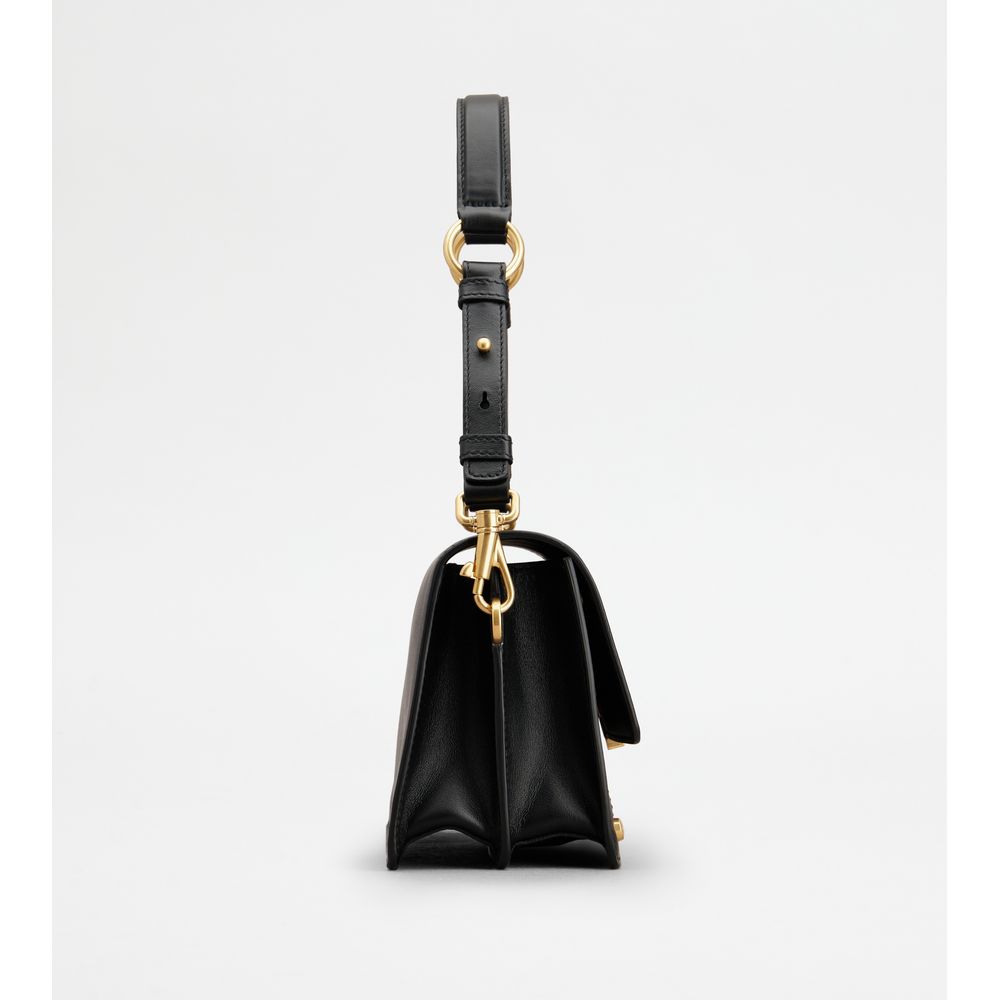 Tods Shoulder Bag Mini Black