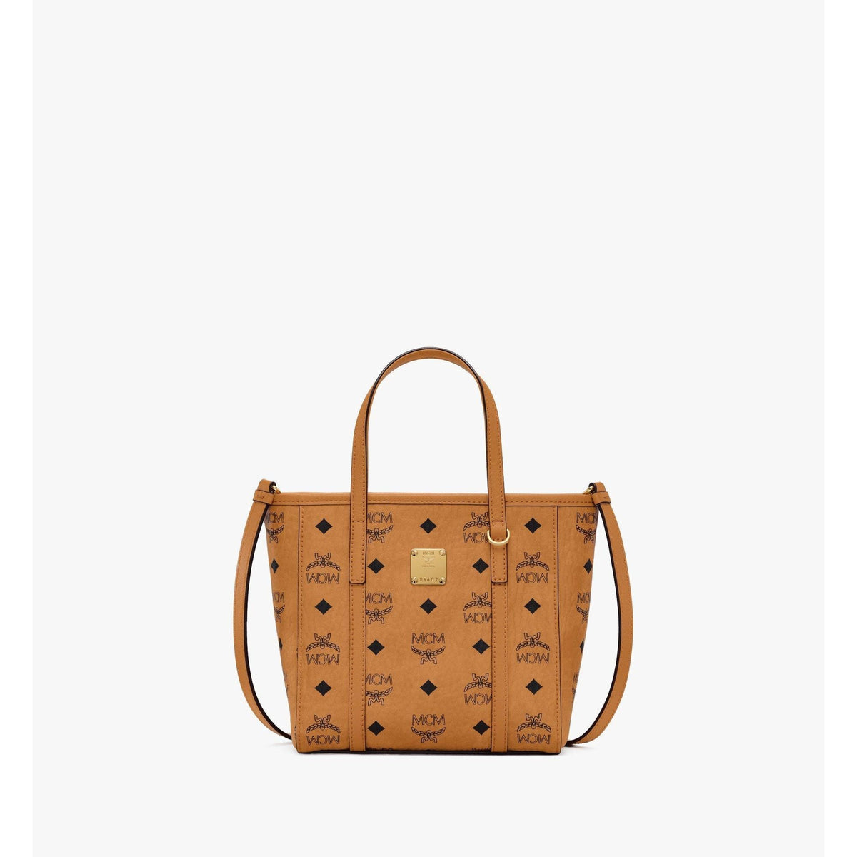 MCM Mini Toni Top-Zip Shopper in Visetos