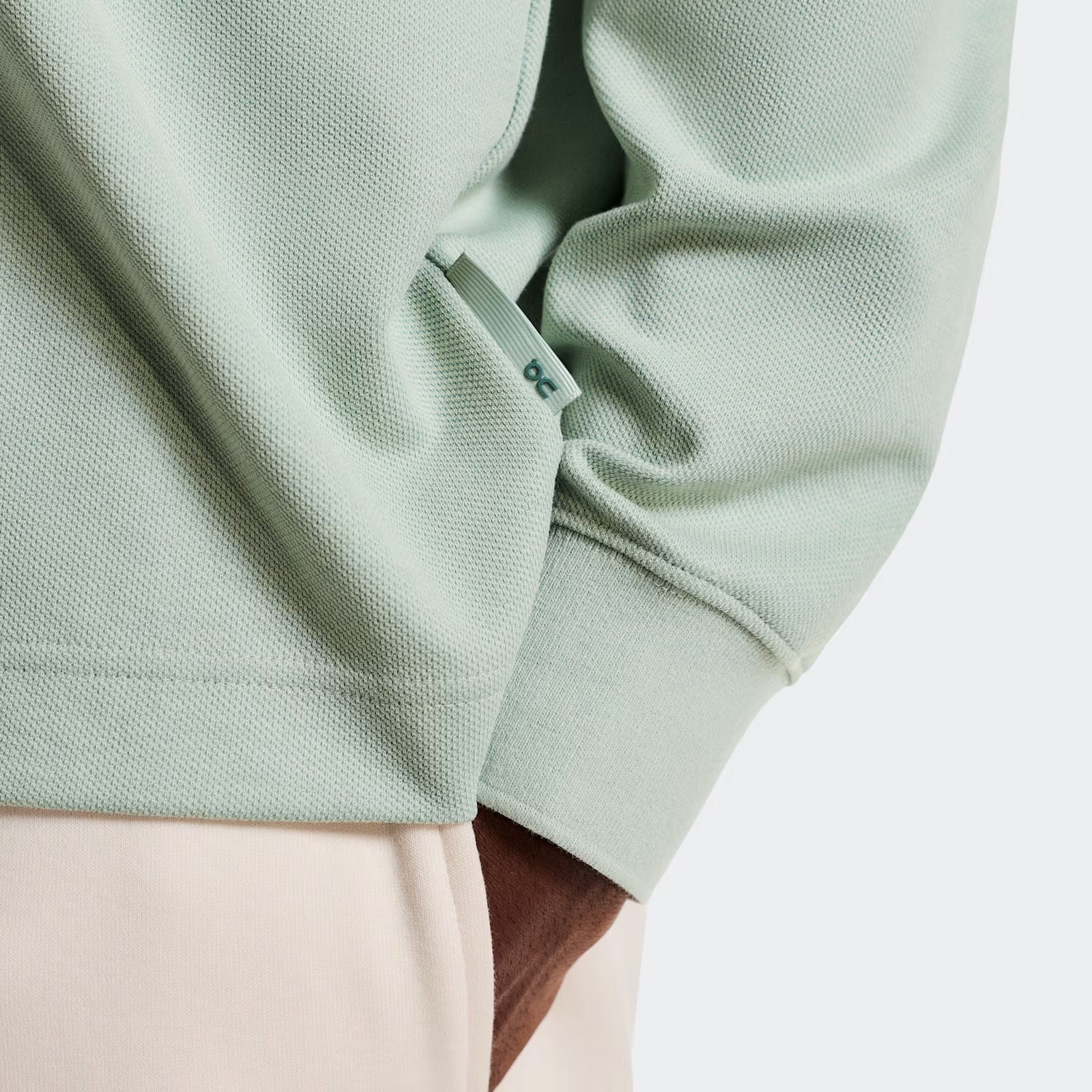 On Courtside Long-T Polo Mineral | Tide