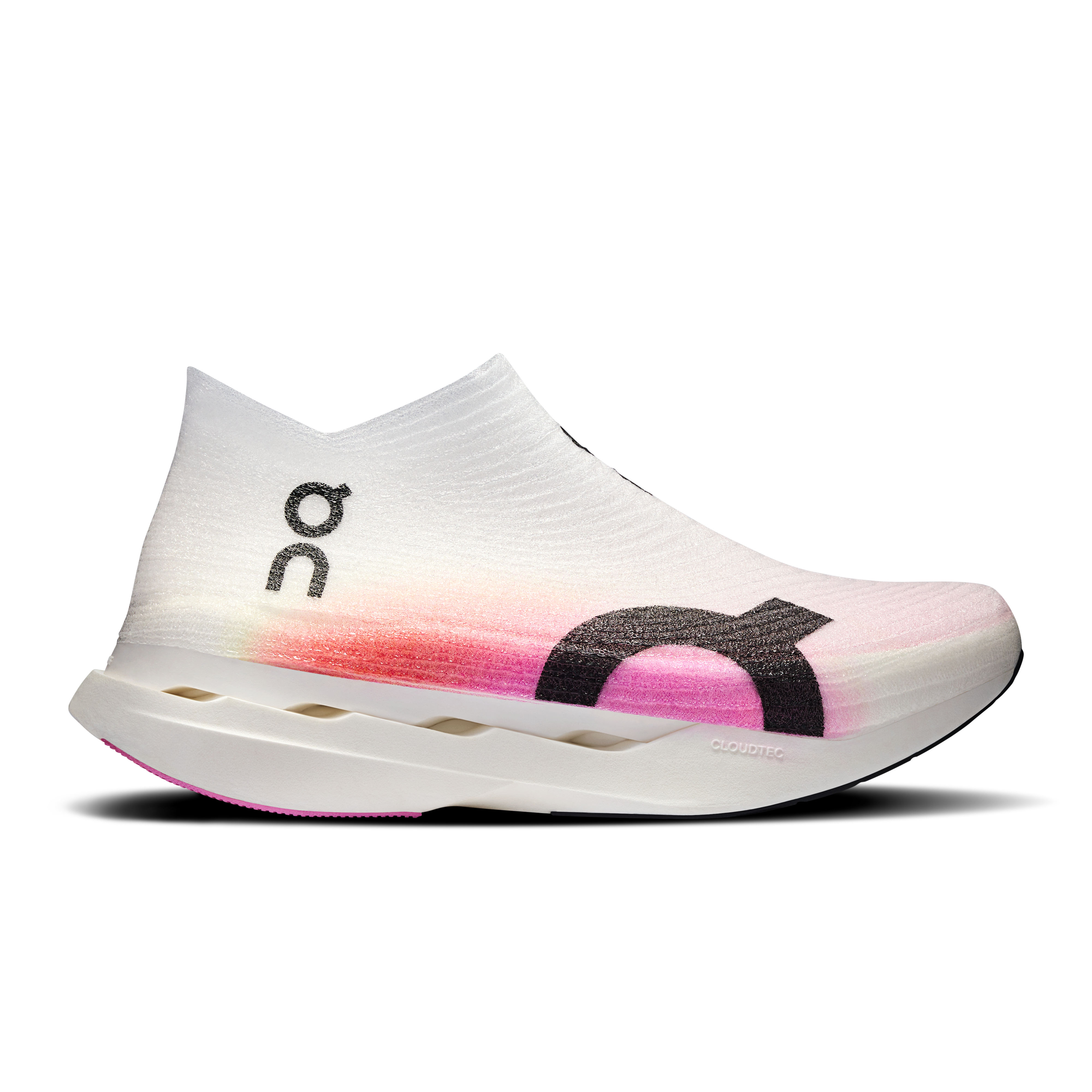 On Cloudboom Strike Ls White Raspberry