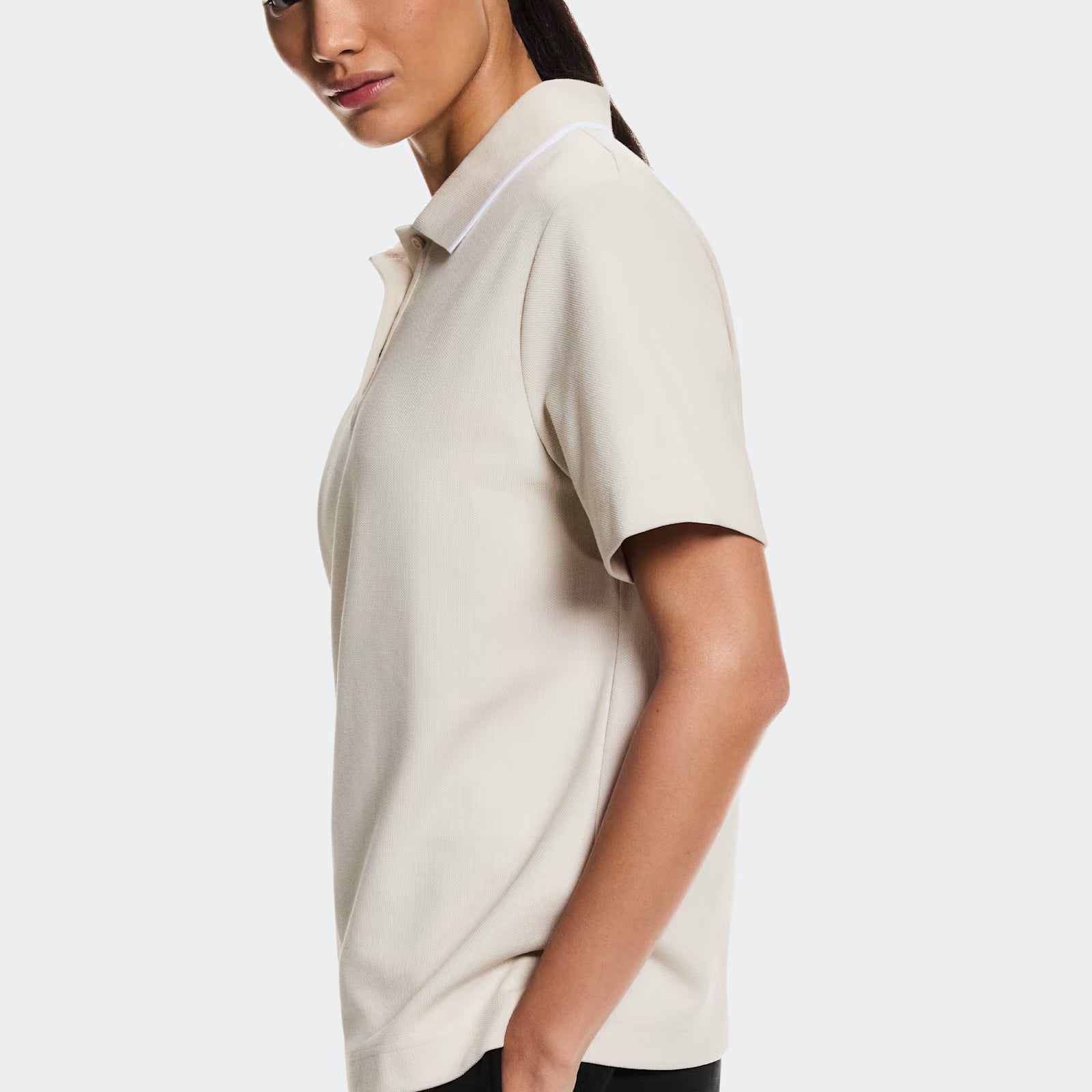 On Courtside Polo Sand | White (Women'S)