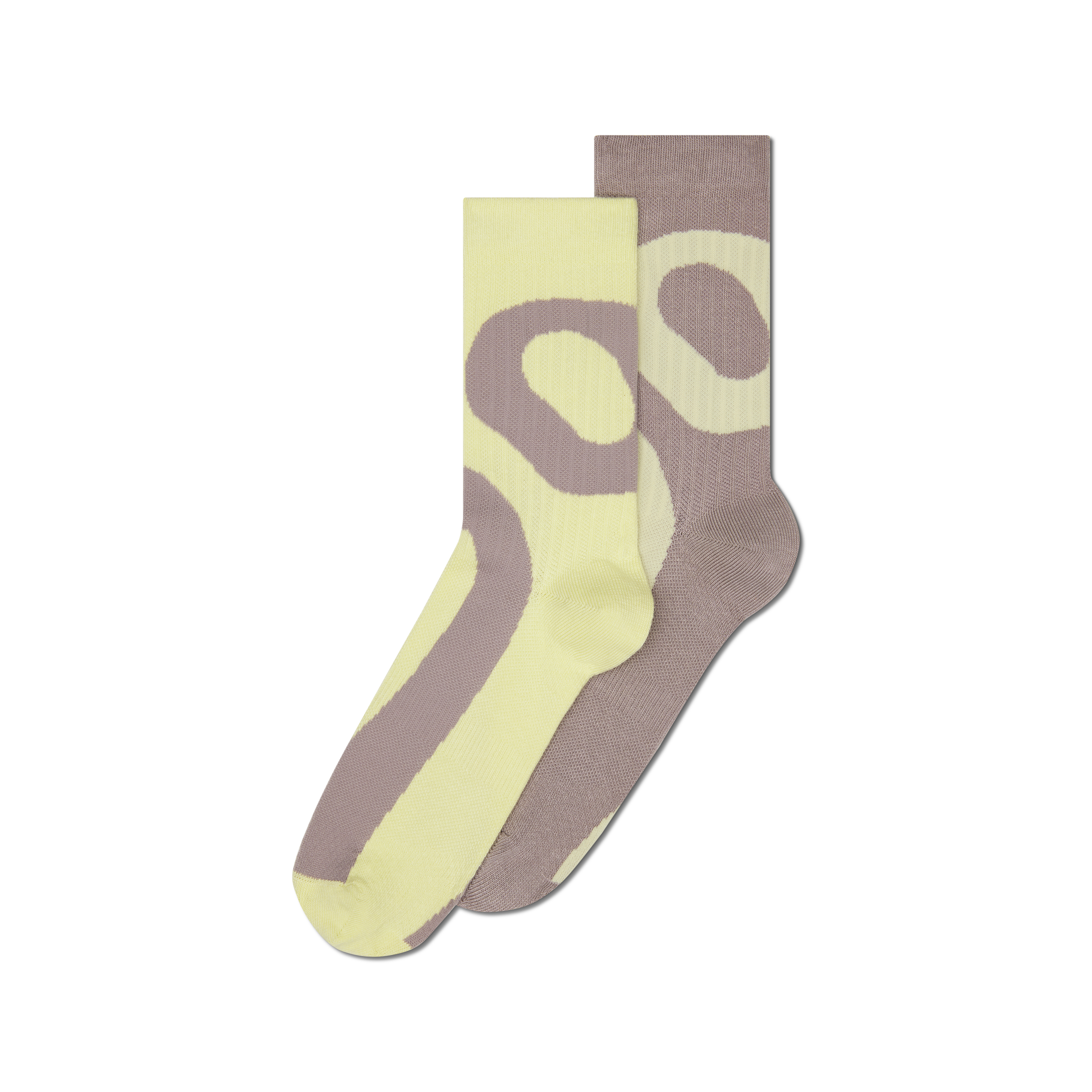 On Liquid Logo Sock High 2P Zinc | Linen