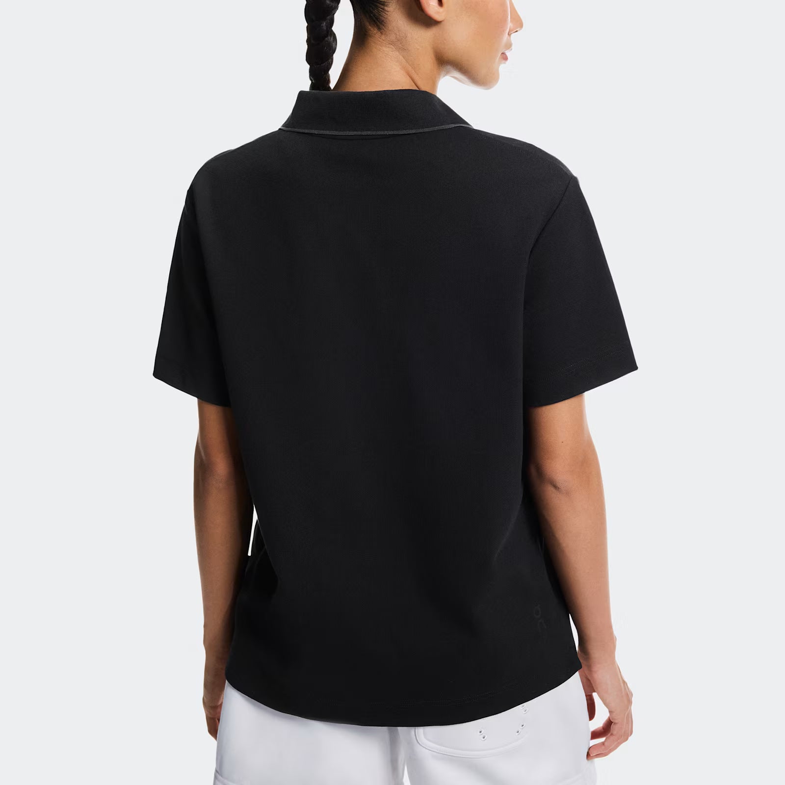 On Courtside Polo Black | Eclipse (Women'S)