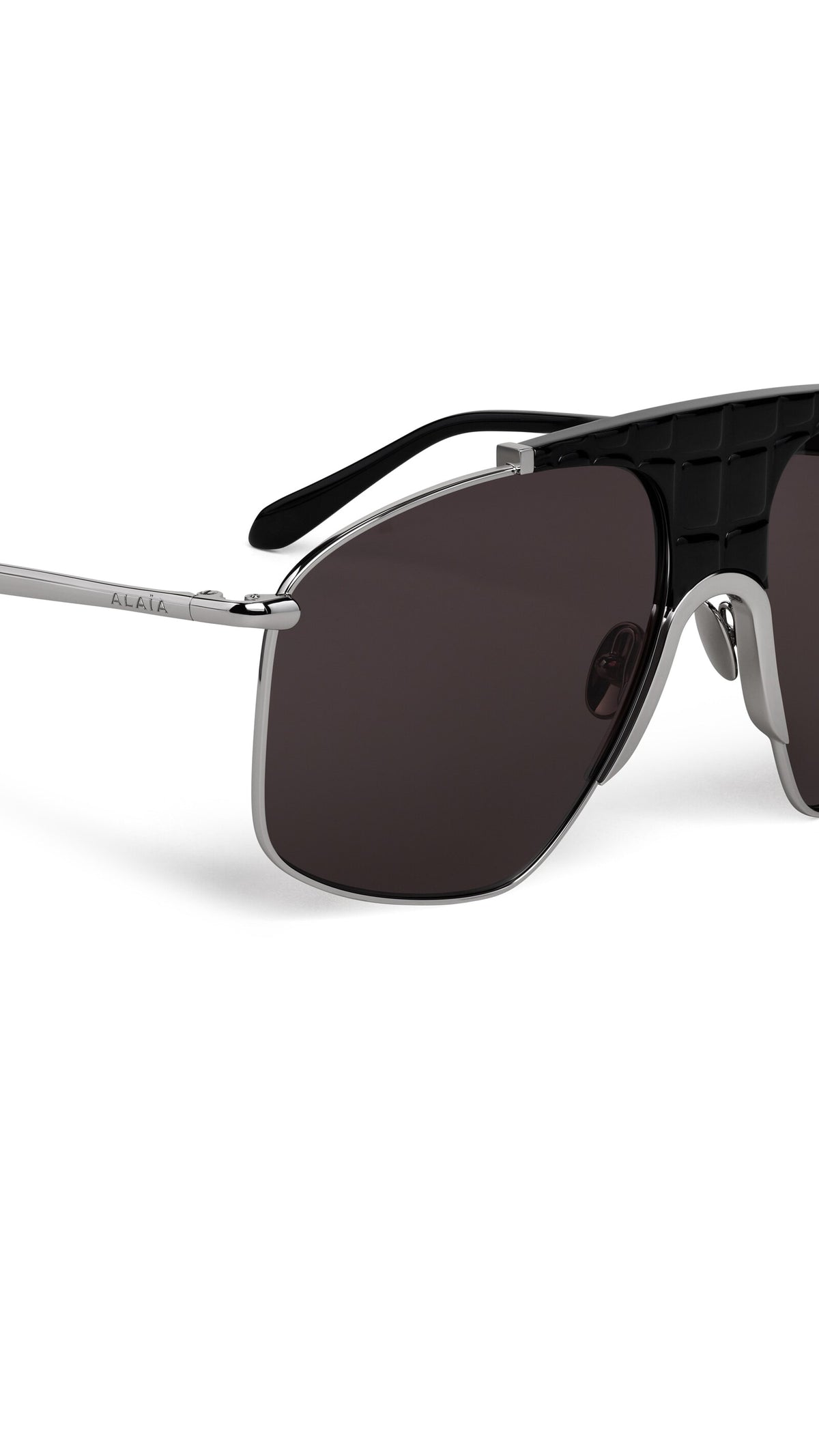 Alaïa Square Aviator Sunglasses