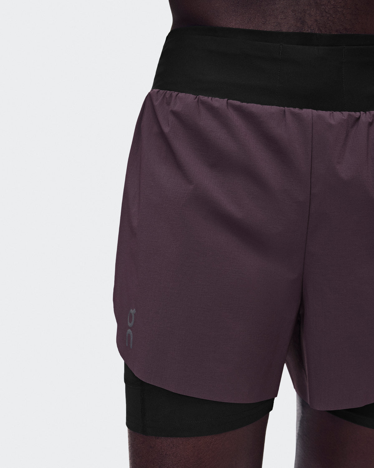 On Zero 2-In-1 Shorts Urchin | Black