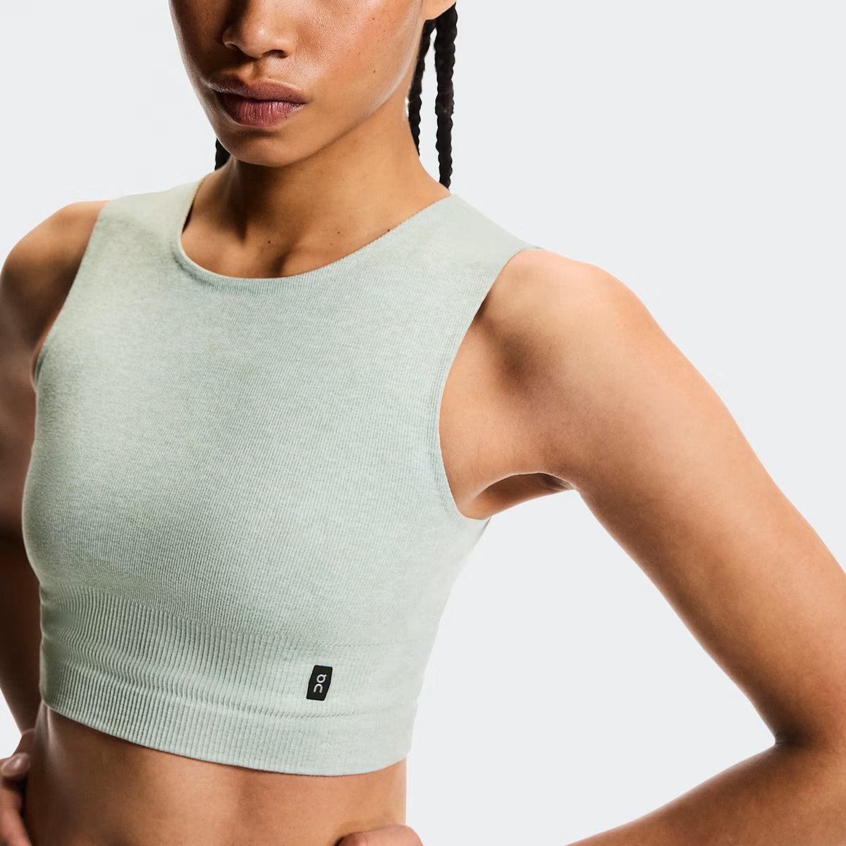 On Studio Knit Crop Mineral Heather (Women'S)