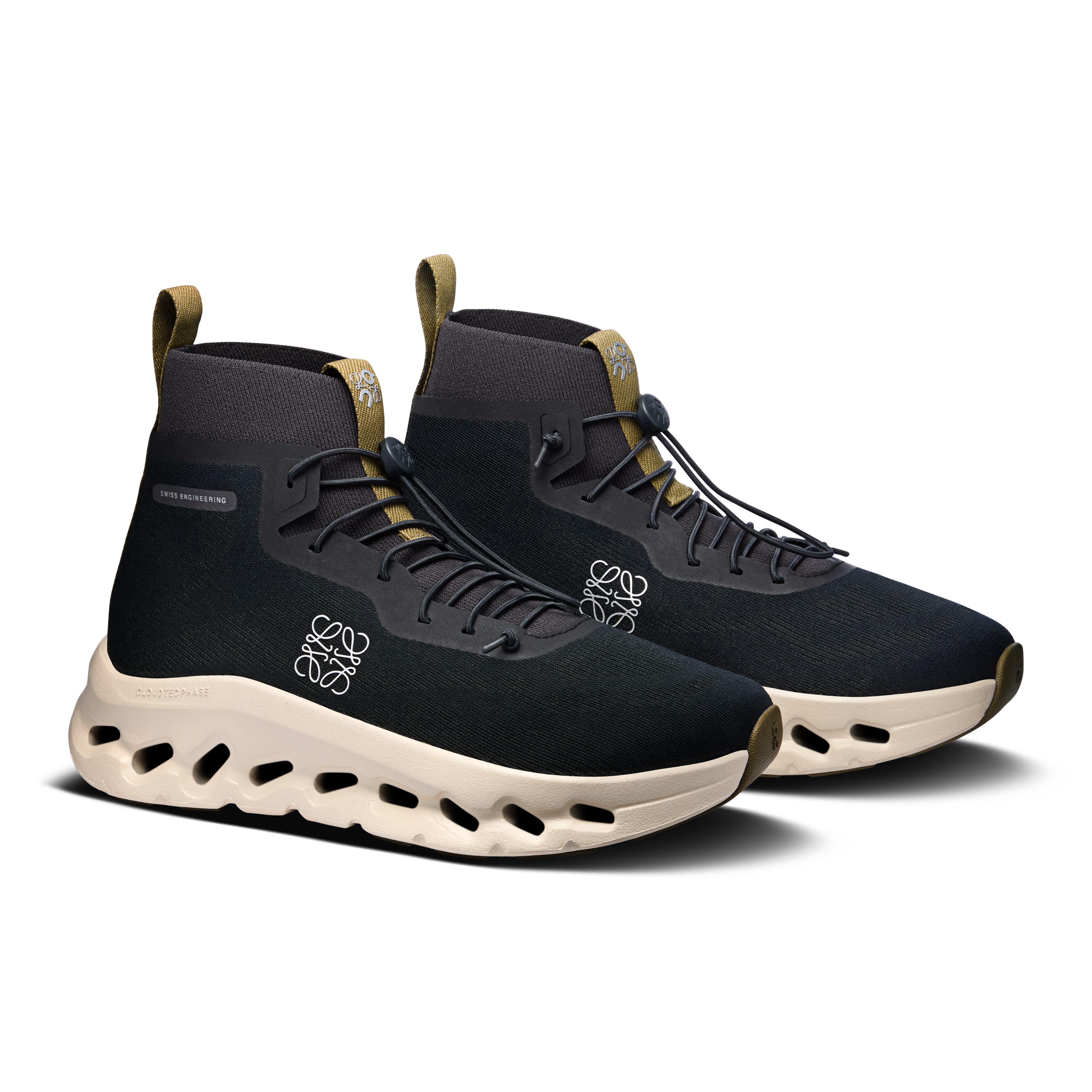On Cloudtilt Hi Loewe Black Oatmeal Olive (Women'S)