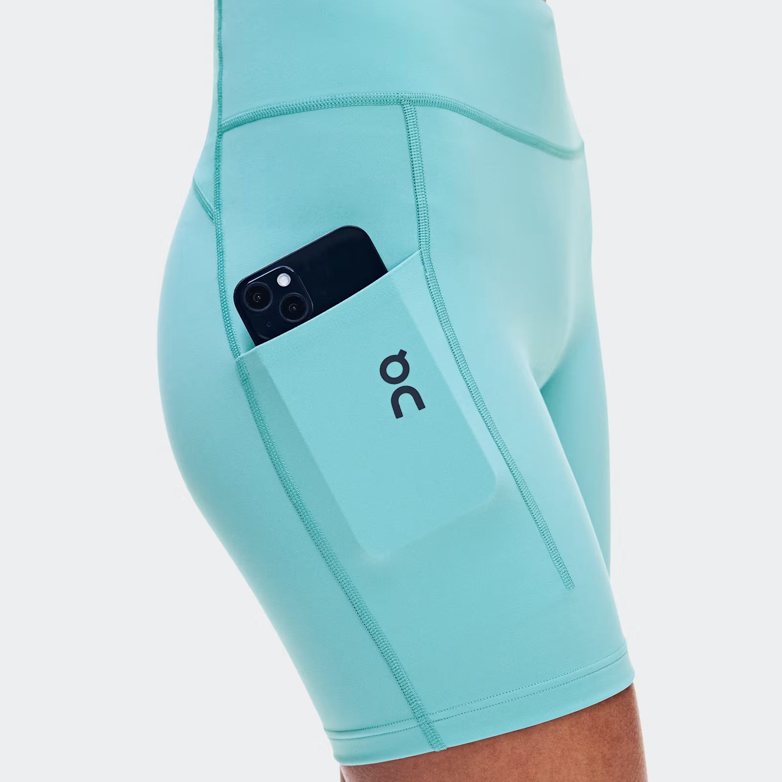 On Performance Tights Short Aquamarine (Women'S)
