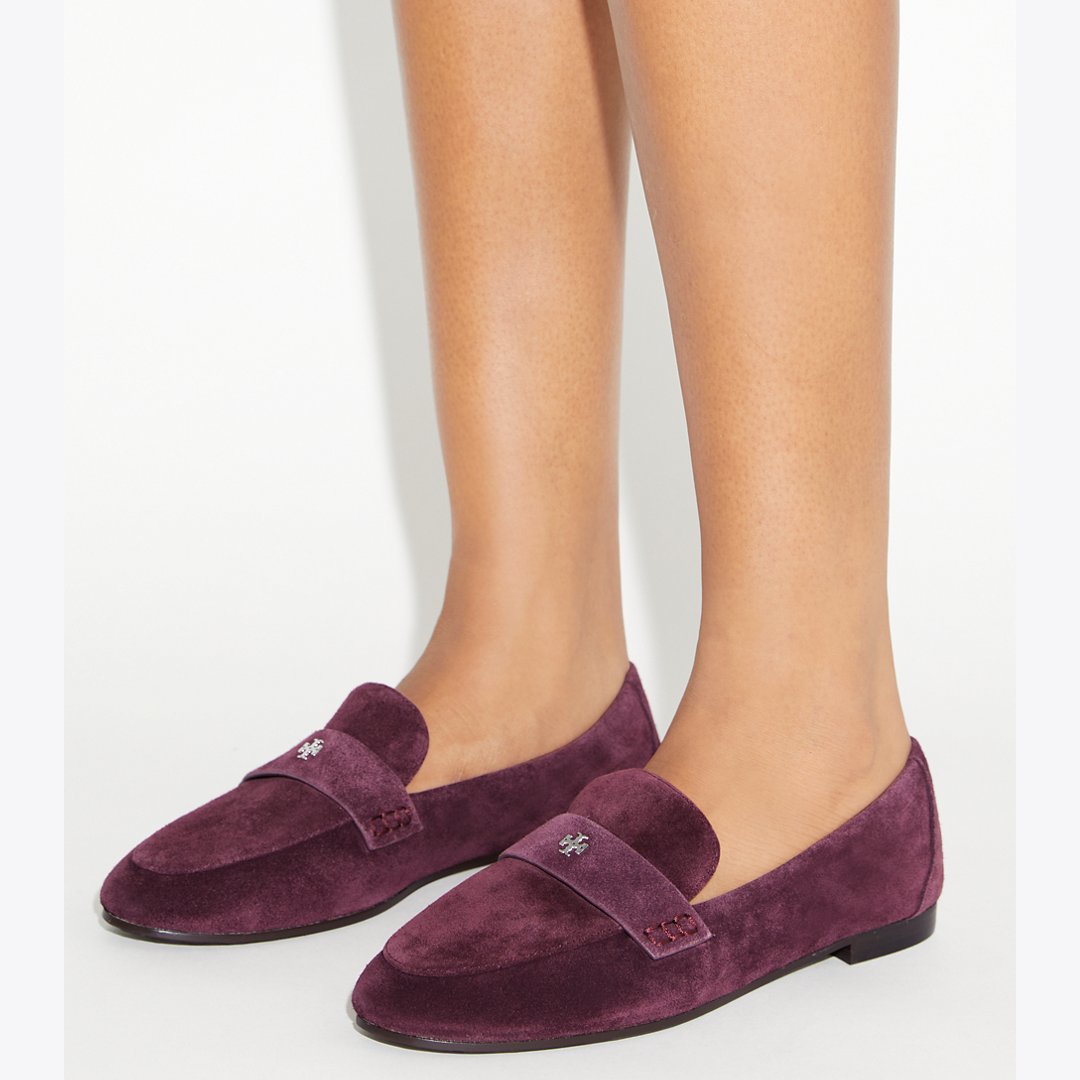 Tory Burch Ballet Loafer PLUM